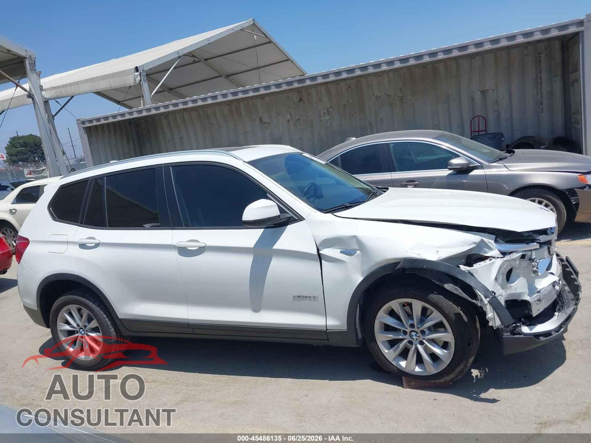 BMW X3 2015 - 5UXWX9C52F0D60933