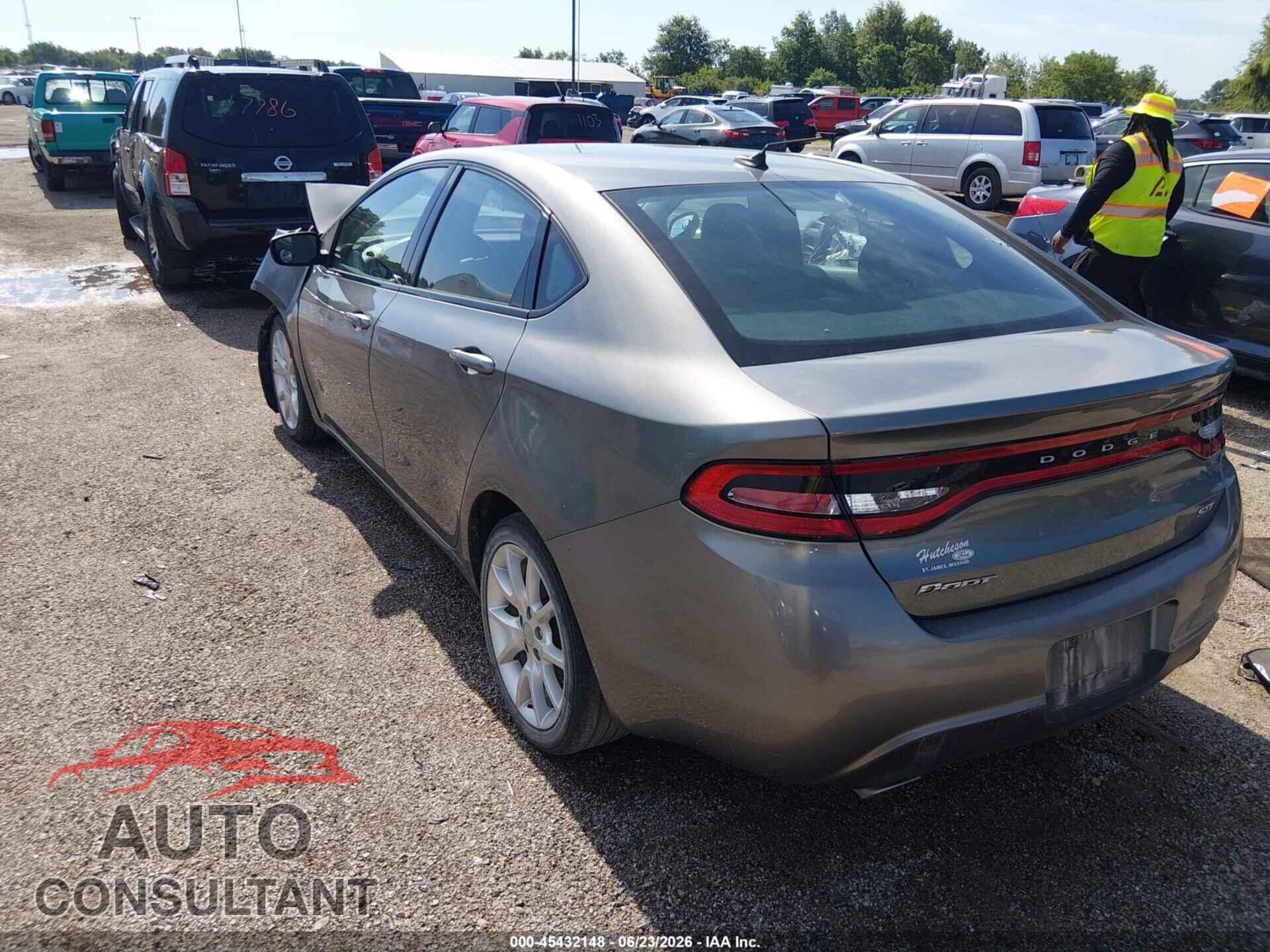 DODGE DART 2013 - 1C3CDFBA1DD299527