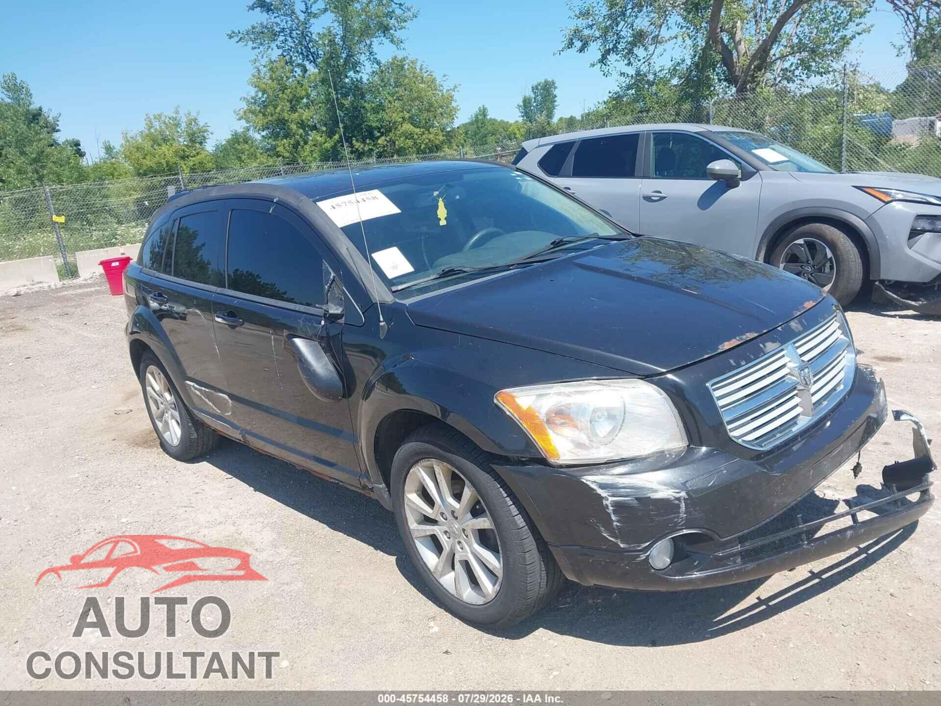 DODGE CALIBER 2011 - 1B3CB5HA4BD108460
