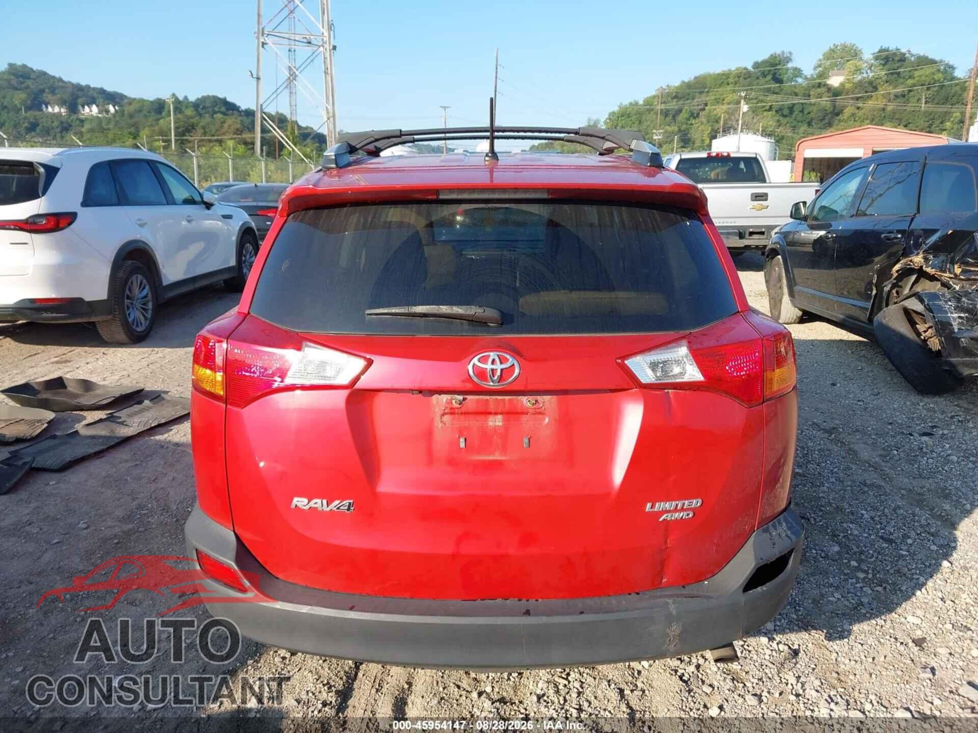 TOYOTA RAV4 2013 - 2T3DFREV6DW112778