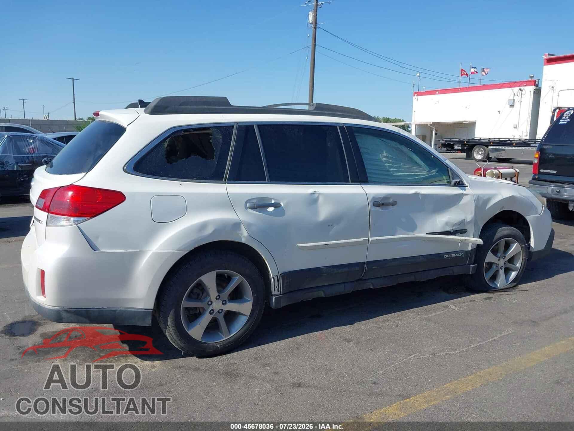 SUBARU OUTBACK 2013 - 4S4BRBSC8D3243749