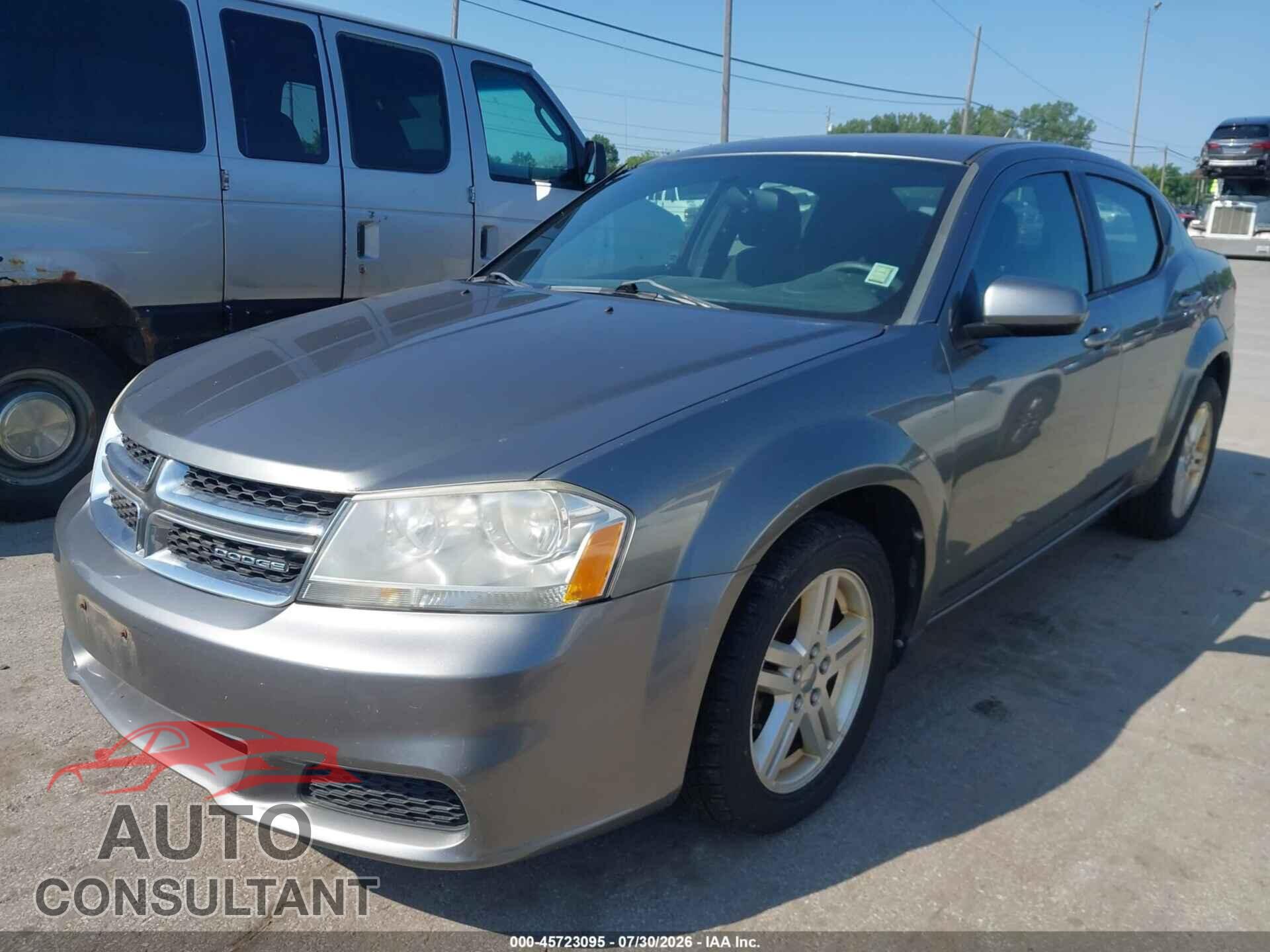 DODGE AVENGER 2012 - 1C3CDZCB5CN137112