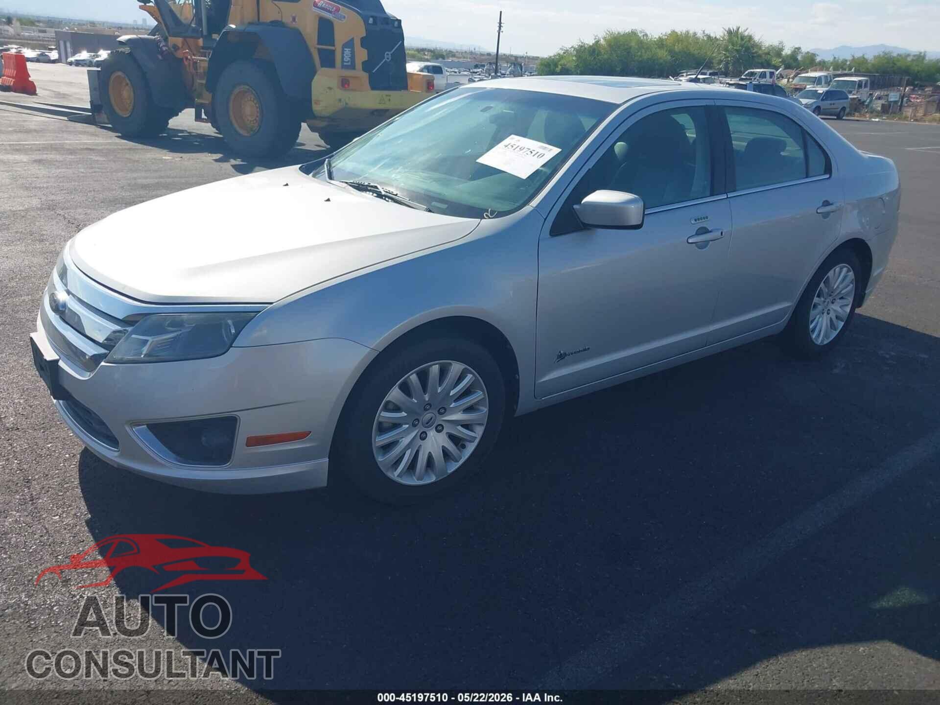 FORD FUSION HYBRID 2010 - 3FADP0L3XAR140146
