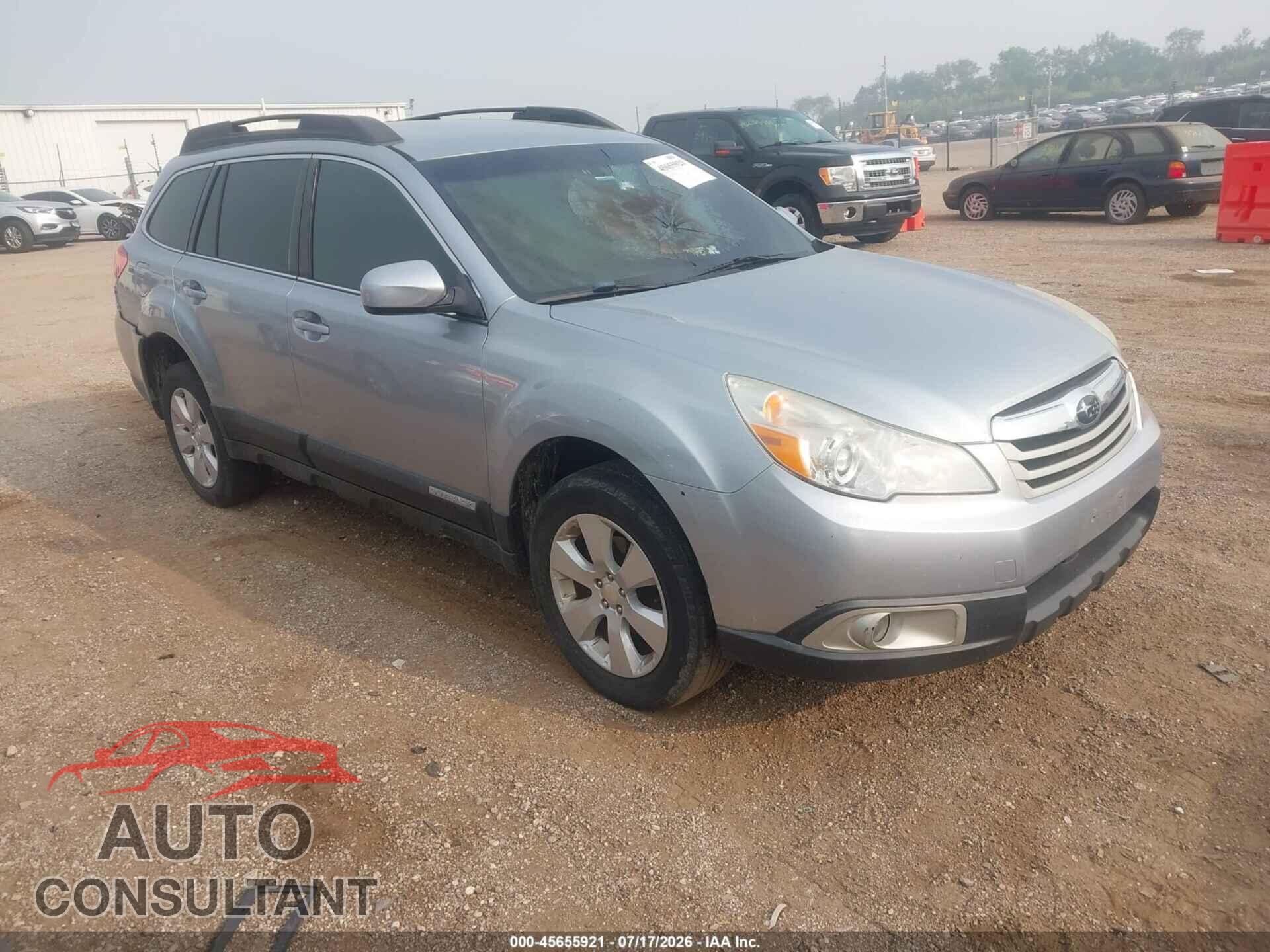 SUBARU OUTBACK 2012 - 4S4BRBAC2C3203909