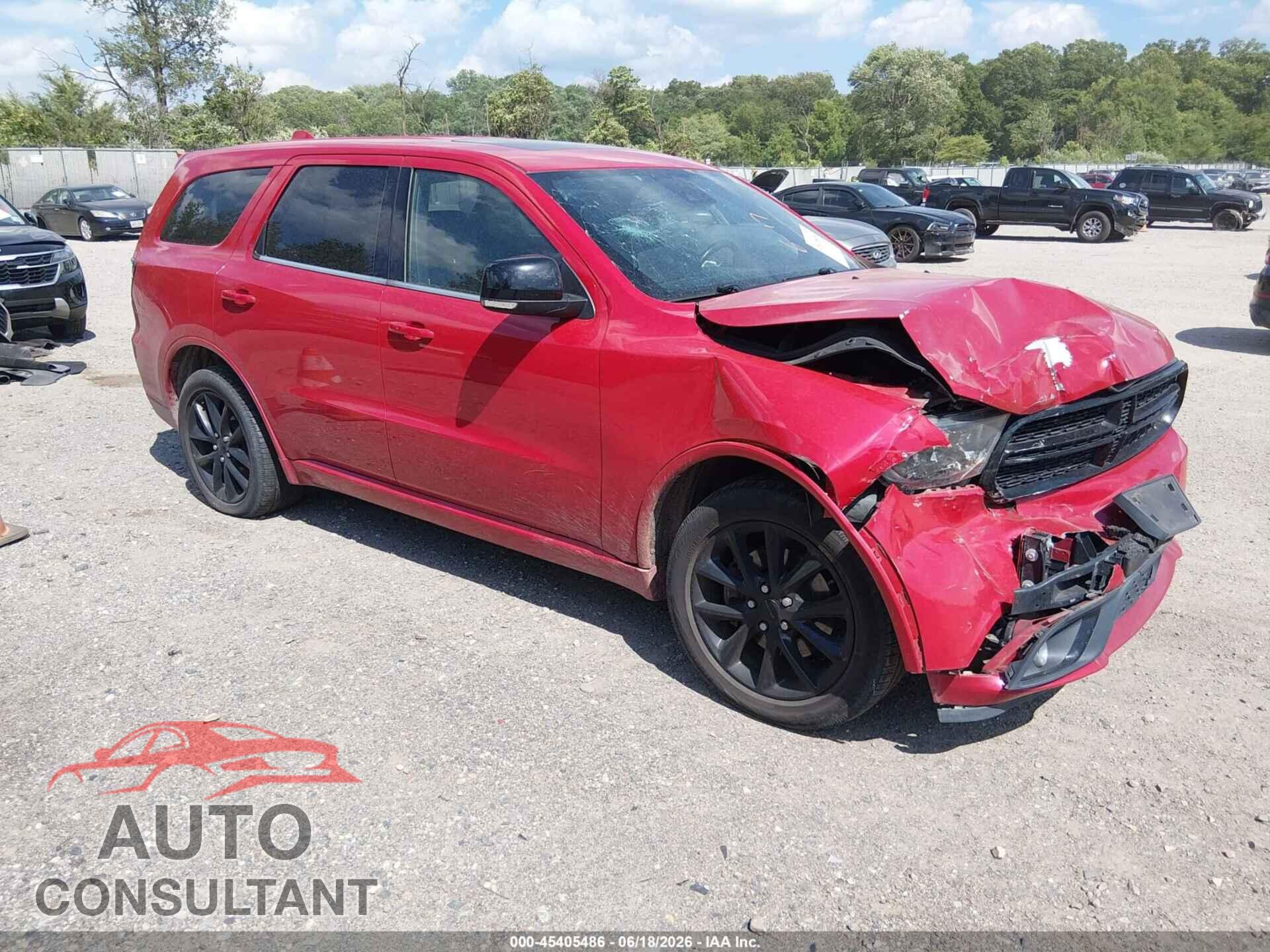 DODGE DURANGO 2017 - 1C4SDJCT6HC709891