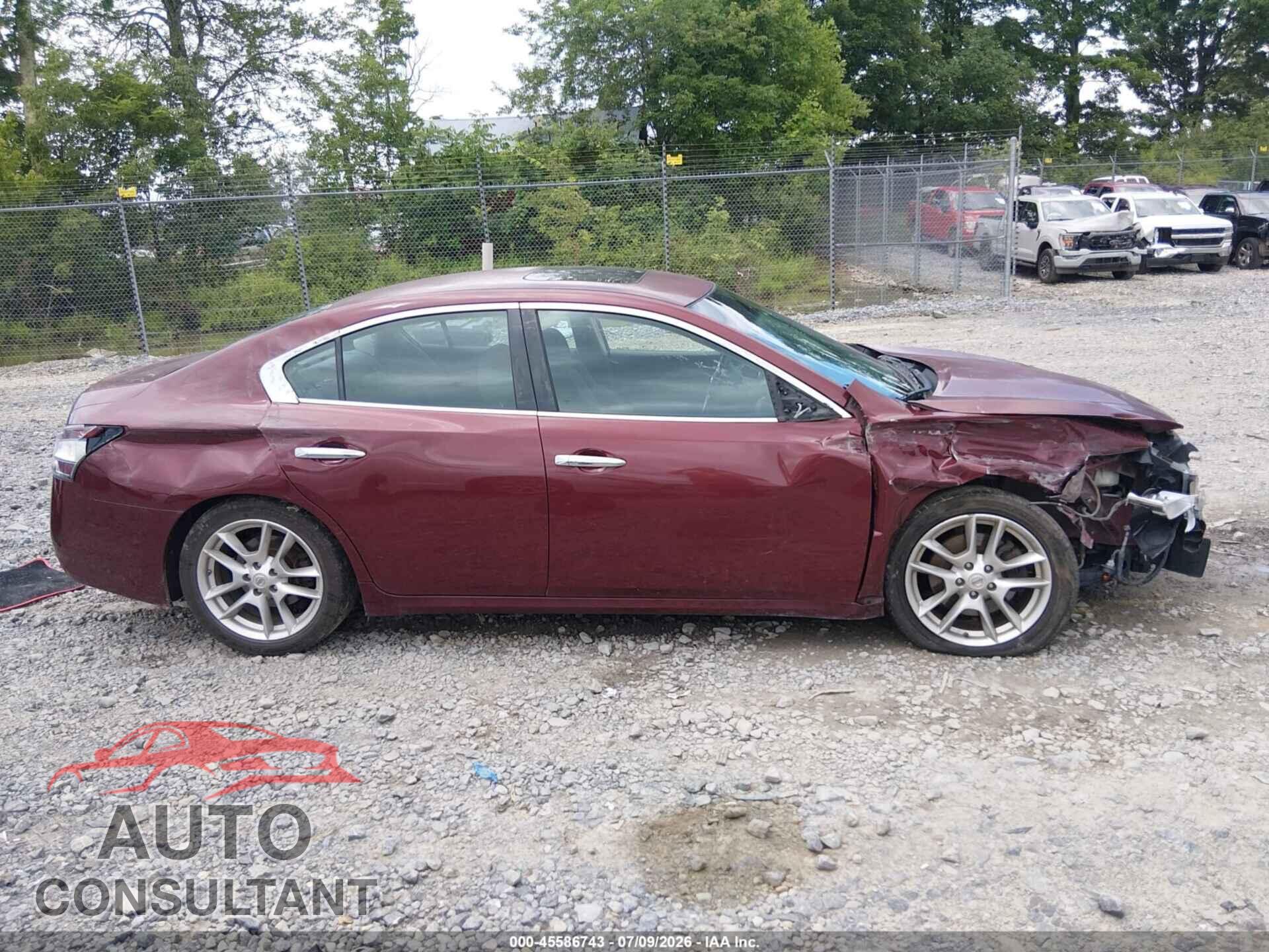 NISSAN MAXIMA 2012 - 1N4AA5AP1CC822597