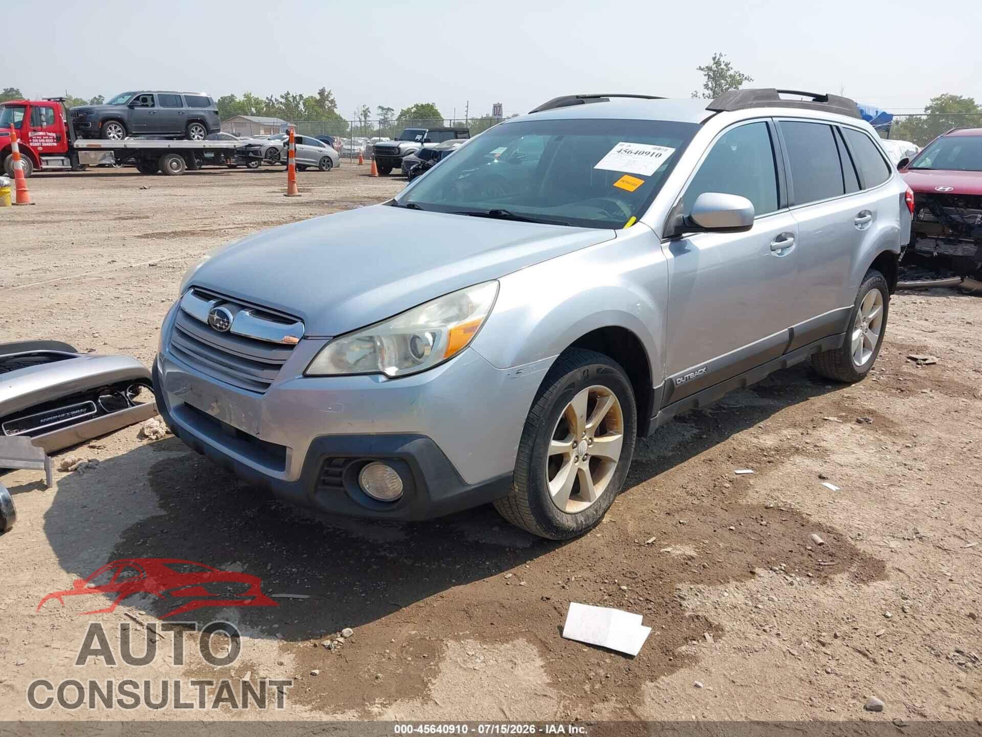 SUBARU OUTBACK 2014 - 4S4BRBCC8E3290215
