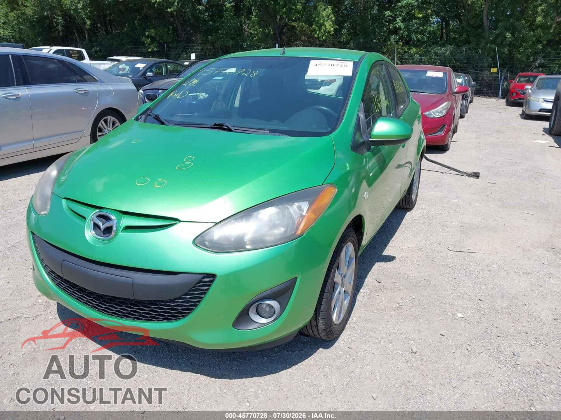 MAZDA MAZDA2 2012 - JM1DE1LY4C0150630