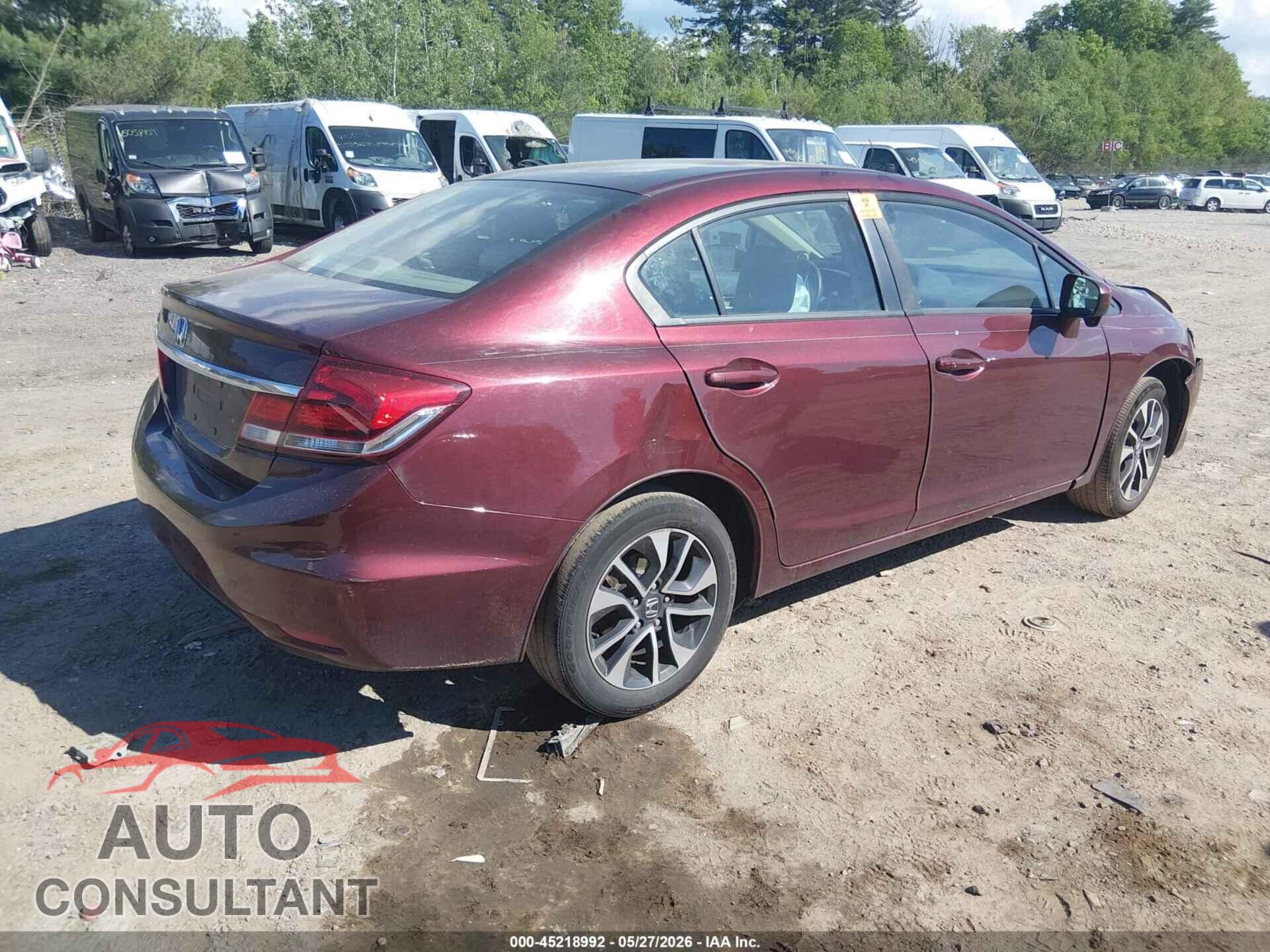 HONDA CIVIC 2015 - 19XFB2F81FE248643