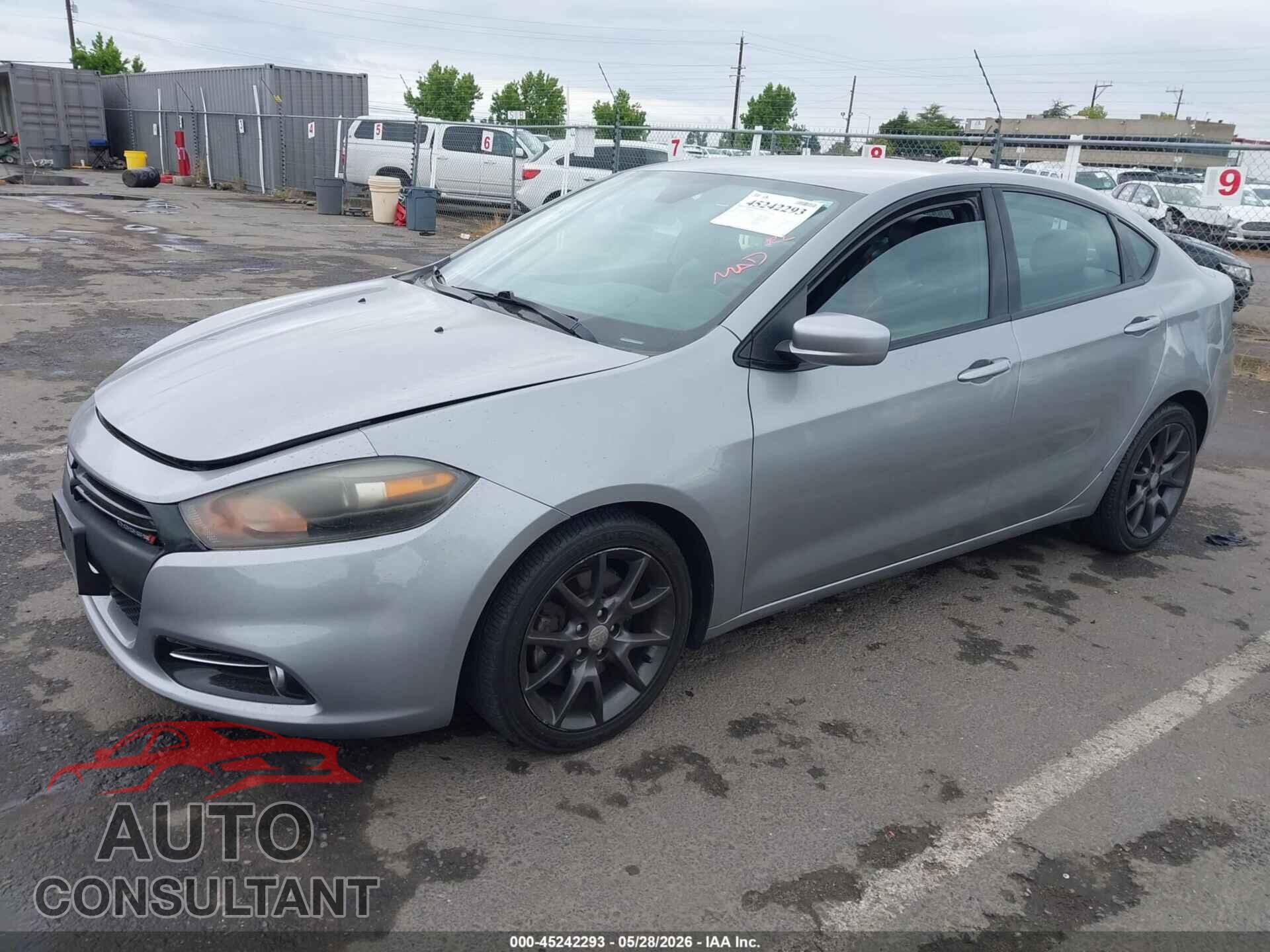 DODGE DART 2015 - 1C3CDFBBXFD330835
