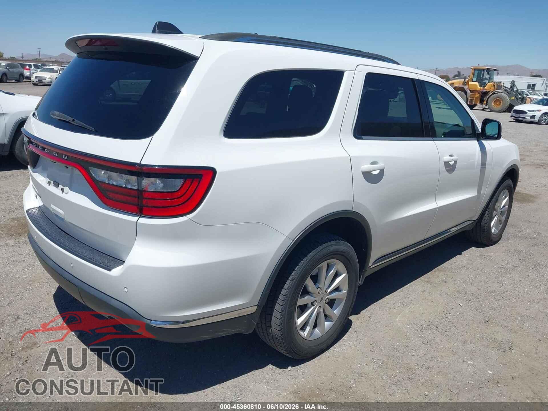 DODGE DURANGO 2021 - 1C4RDJAG0MC544421