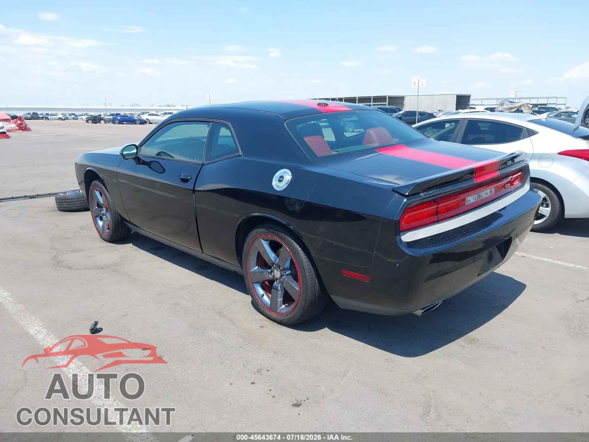 DODGE CHALLENGER 2013 - 2C3CDYAG7DH524666