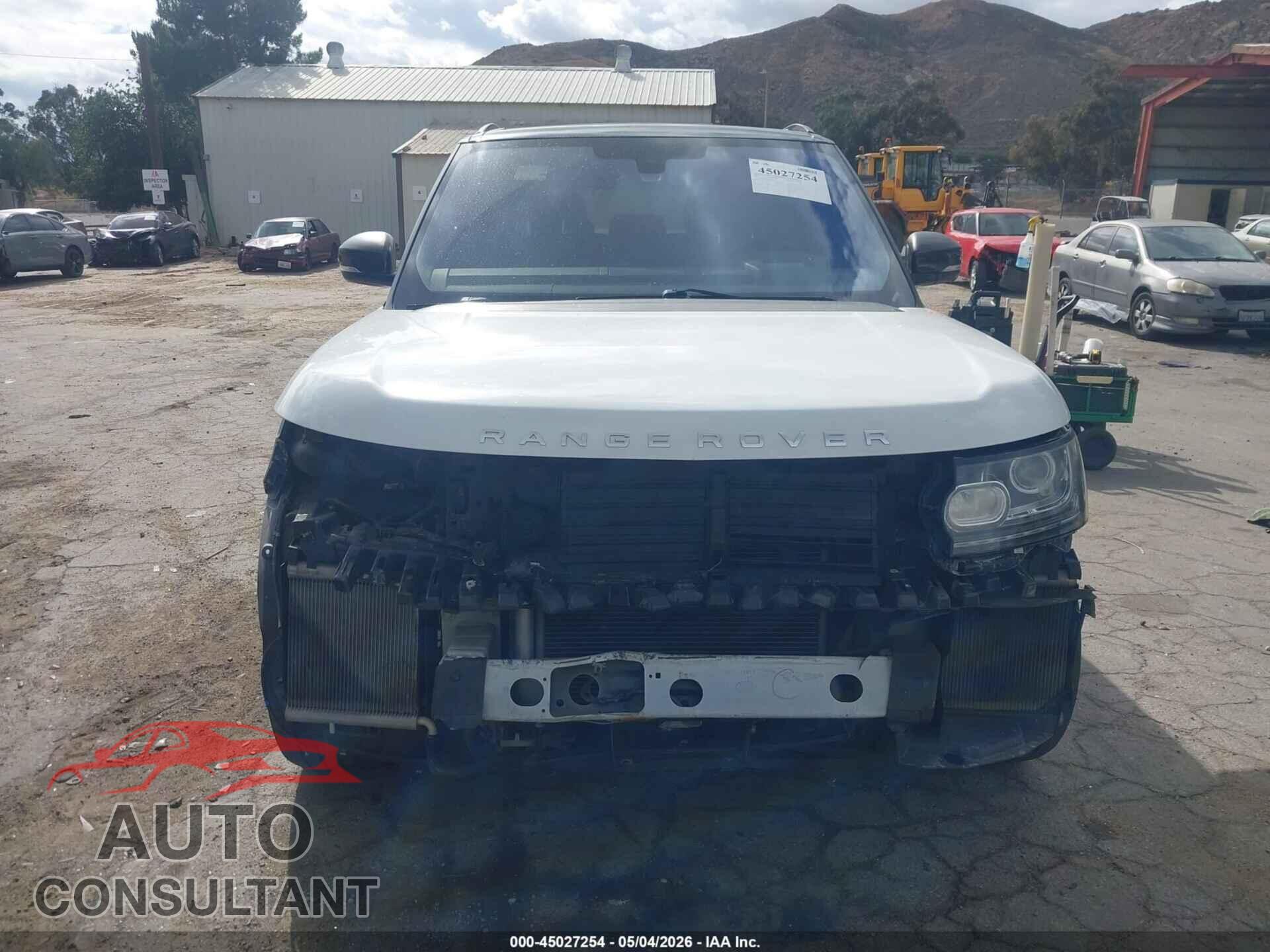 LAND ROVER RANGE ROVER 2016 - SALGS2EF1GA252063