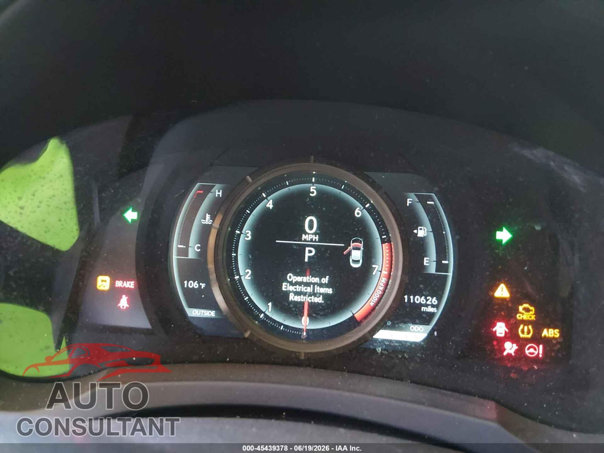 LEXUS RC 350 2015 - JTHHE5BC9F5002820