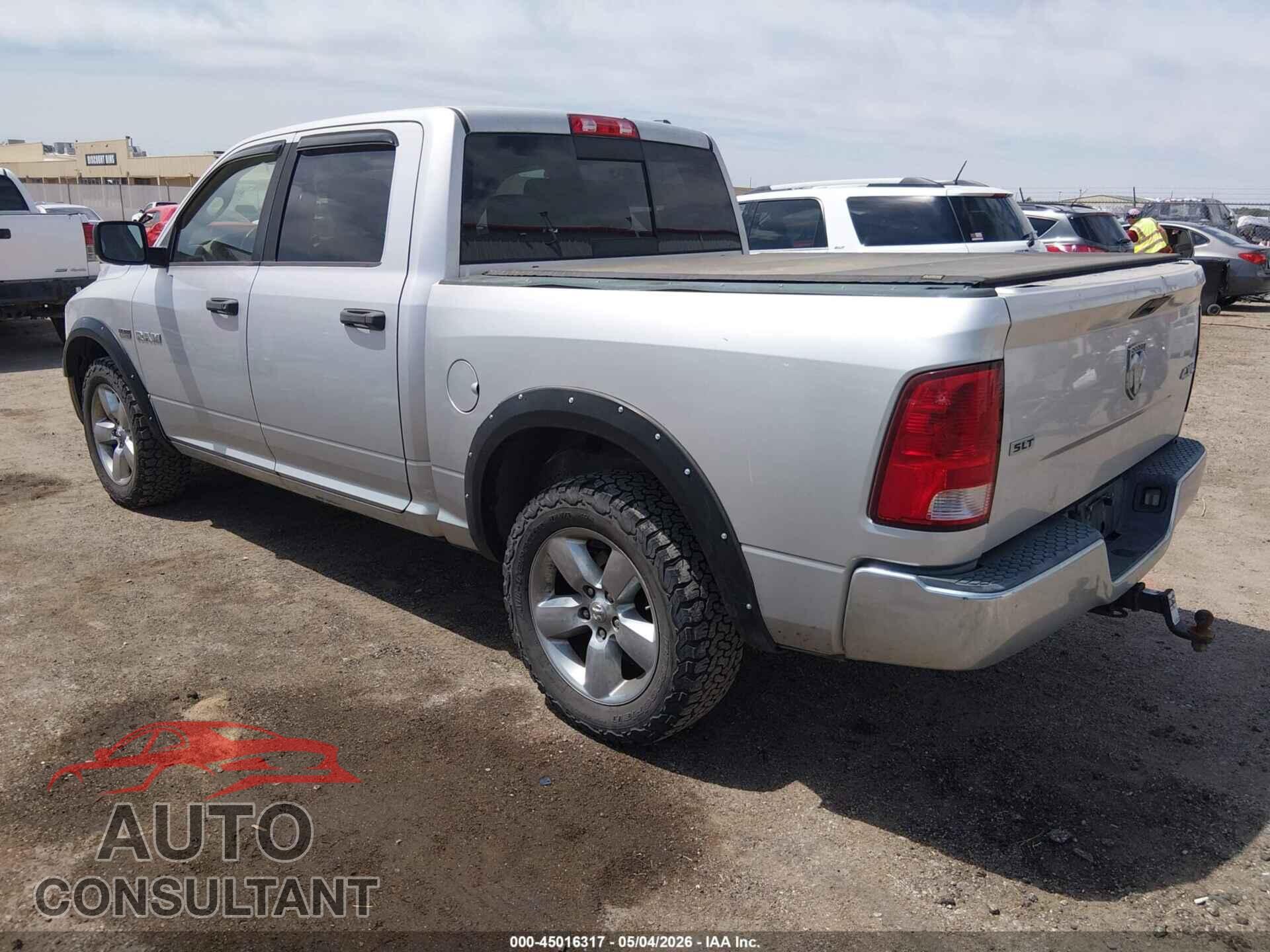 DODGE RAM 1500 2009 - 1D3HV13T99S720308