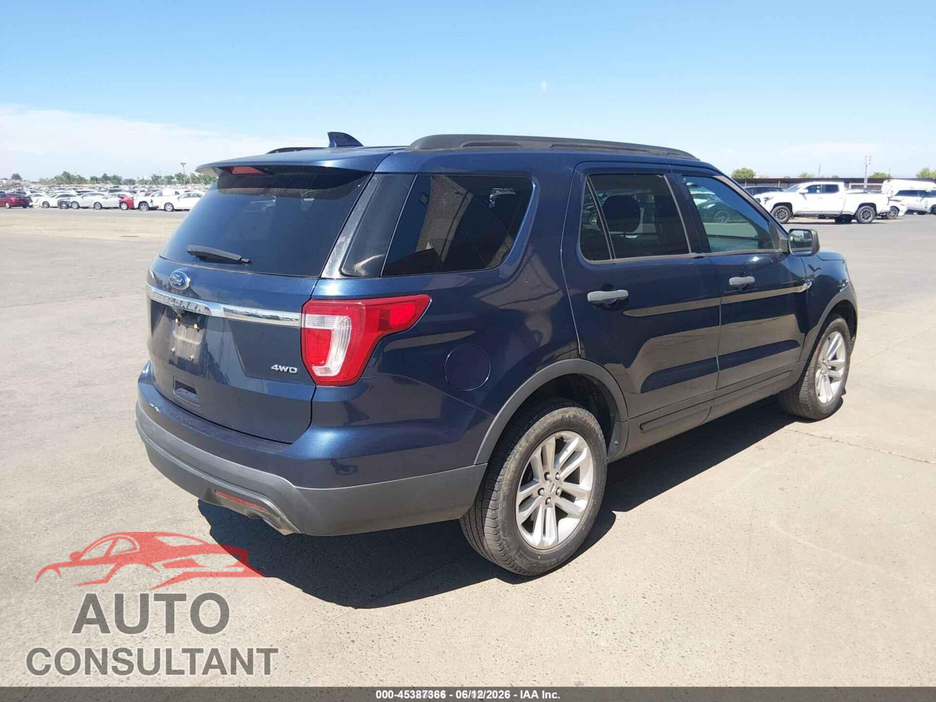 FORD EXPLORER 2017 - 1FM5K8B84HGB41637