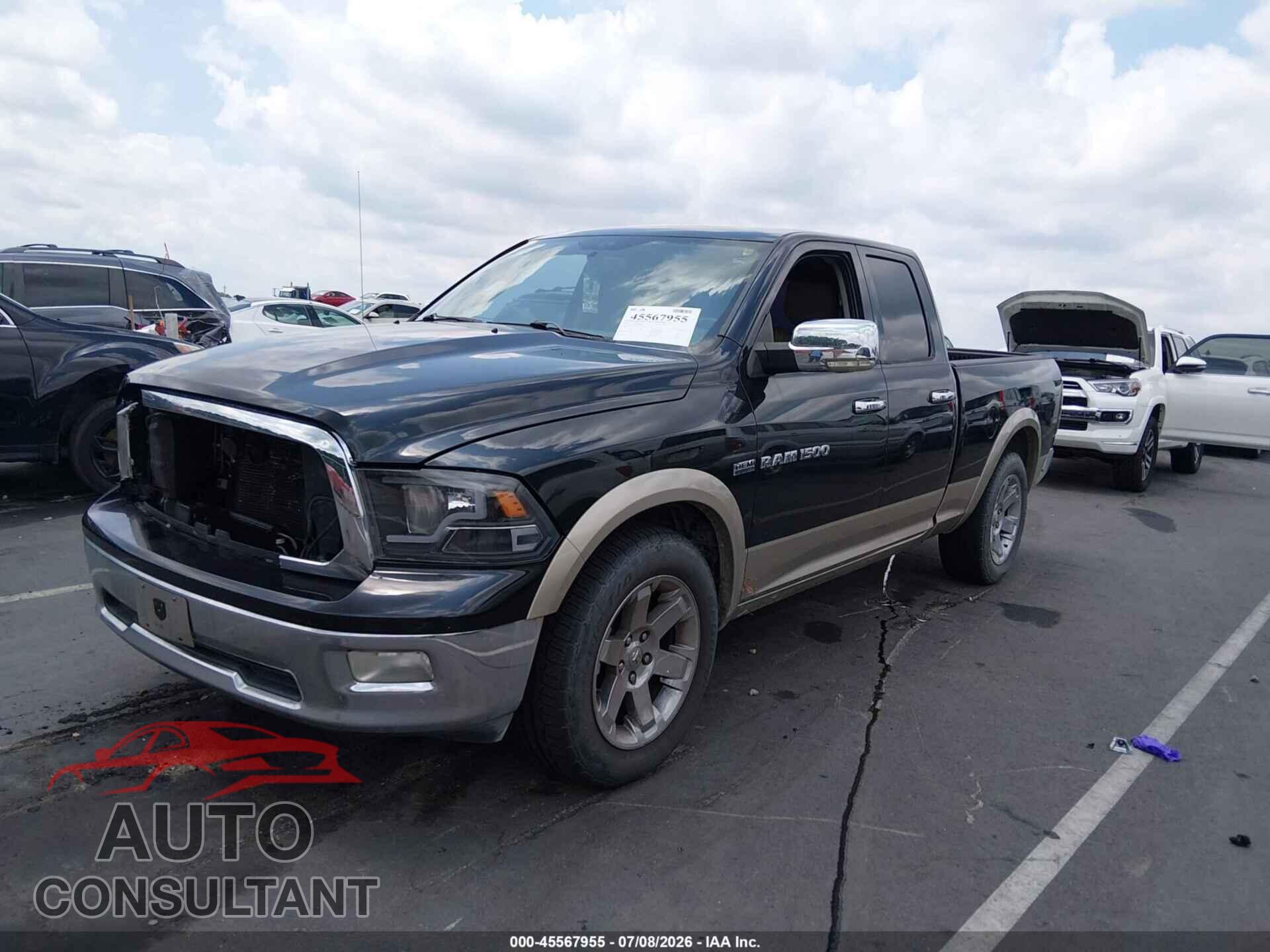 DODGE RAM 1500 2009 - 1D3HB18TX9S741069