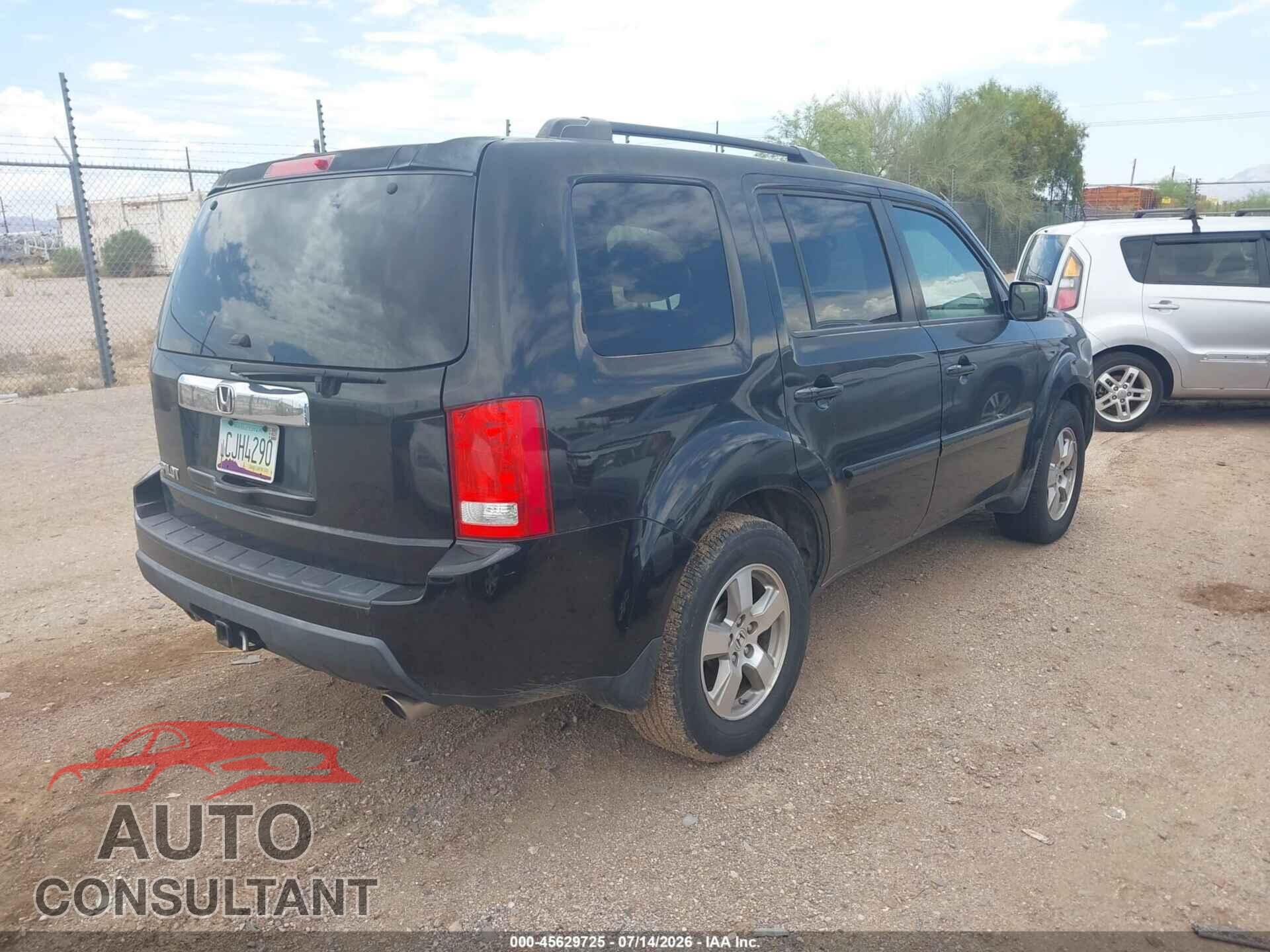 HONDA PILOT 2011 - 5FNYF3H57BB032256