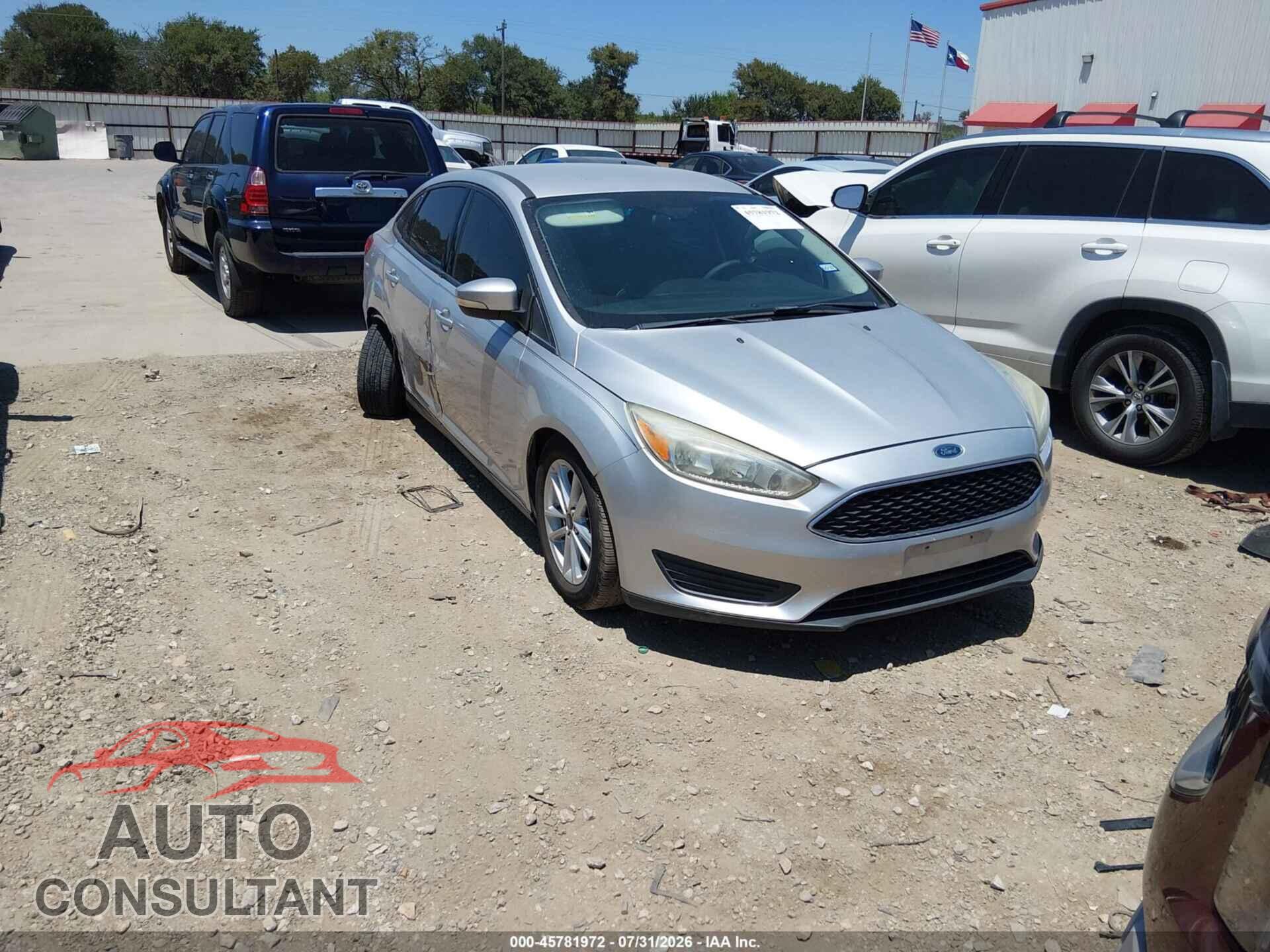FORD FOCUS 2016 - 1FADP3F24GL284321