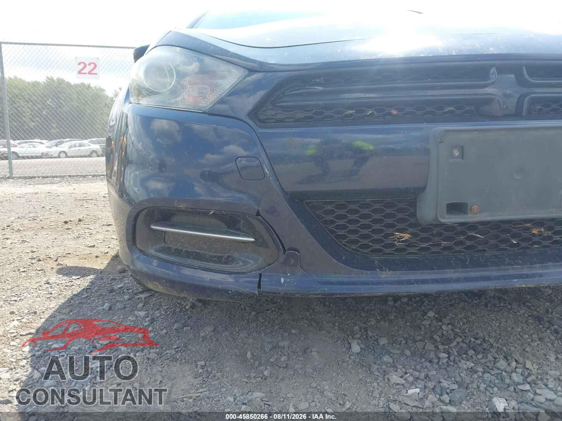 DODGE DART 2014 - 1C3CDFBB2ED668809