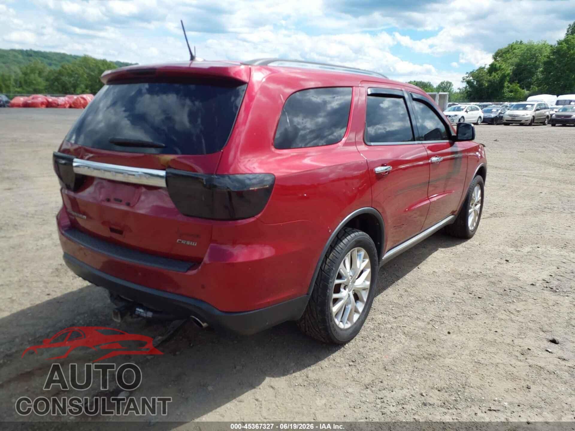 DODGE DURANGO 2013 - 1C4RDJDG9DC540489