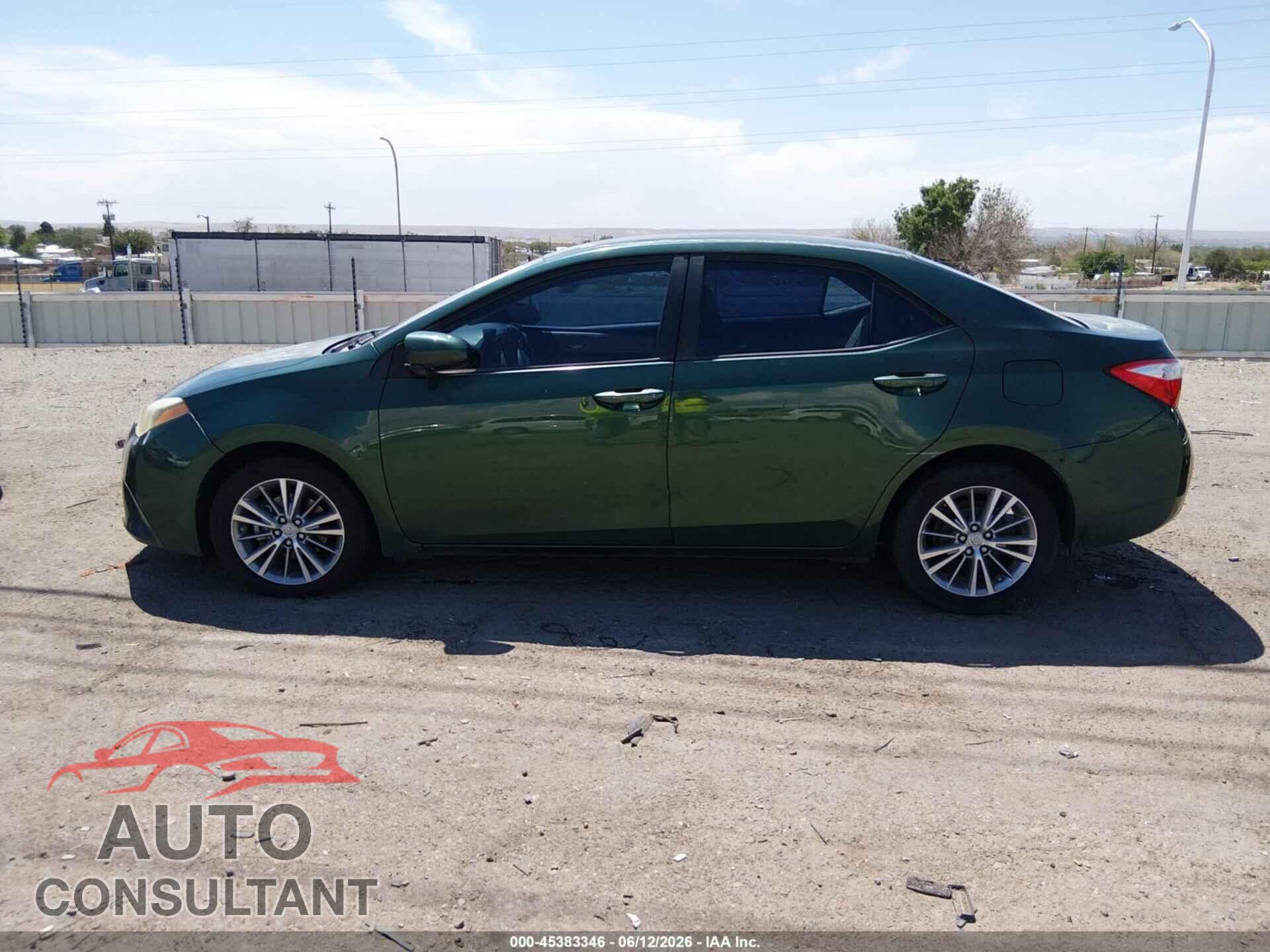 TOYOTA COROLLA 2014 - 2T1BURHE5EC008917