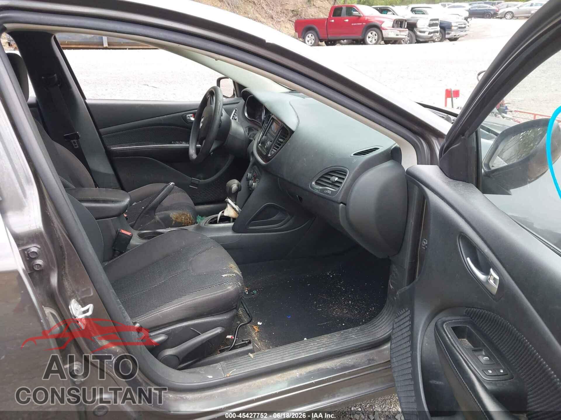 DODGE DART 2015 - 1C3CDFBB6FD309724
