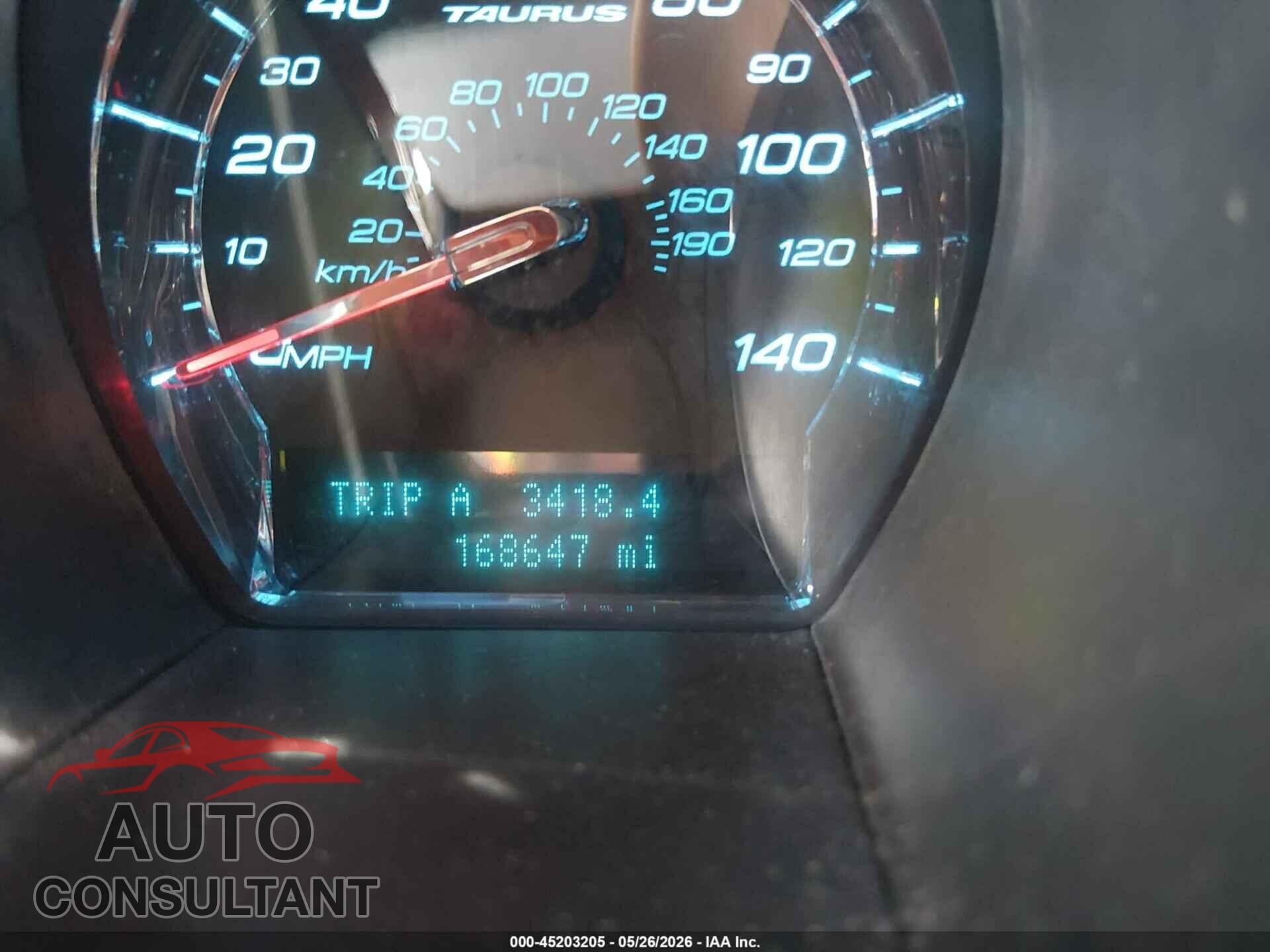 FORD TAURUS 2010 - 1FAHP2KT2AG120480