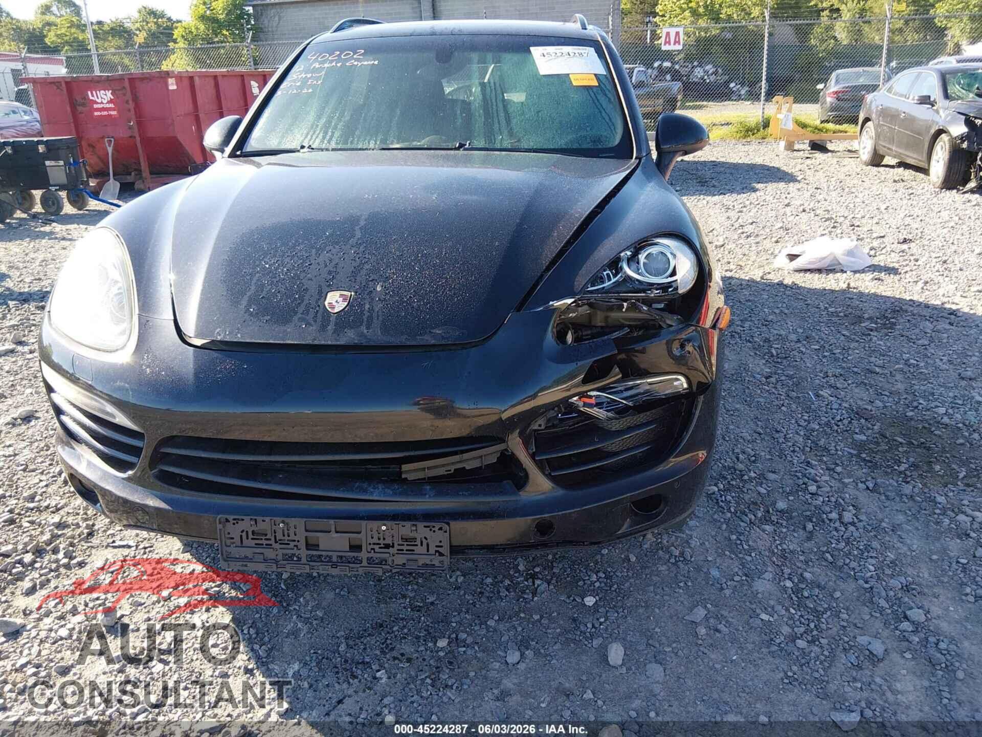 PORSCHE CAYENNE 2012 - WP1AA2A28CLA04649