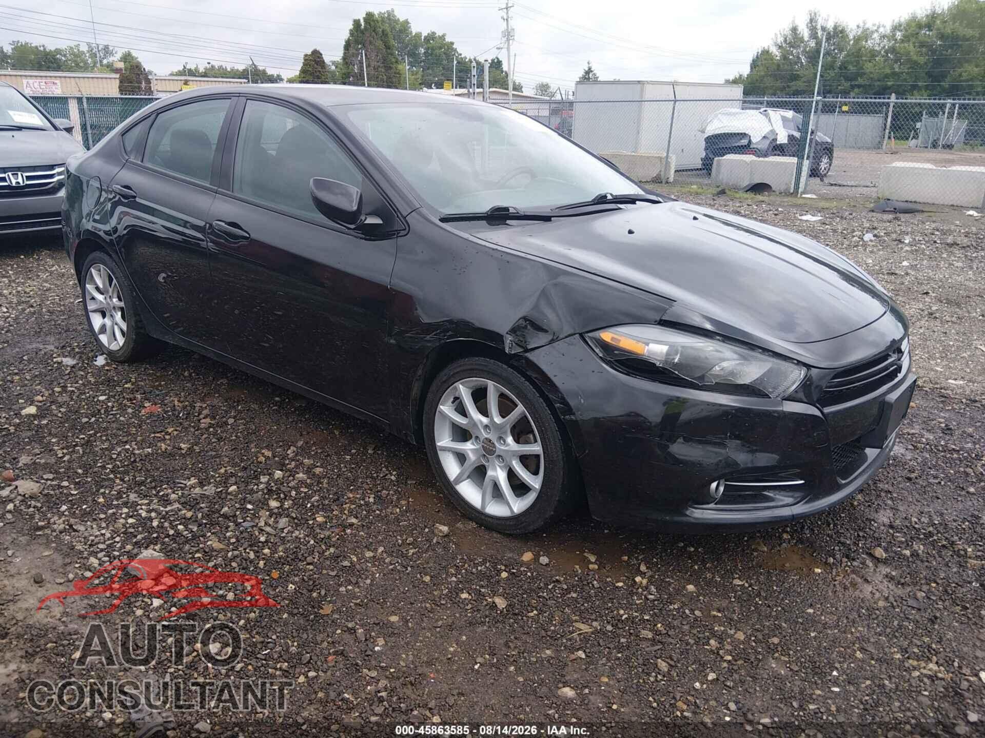 DODGE DART 2013 - 1C3CDFBA3DD329613