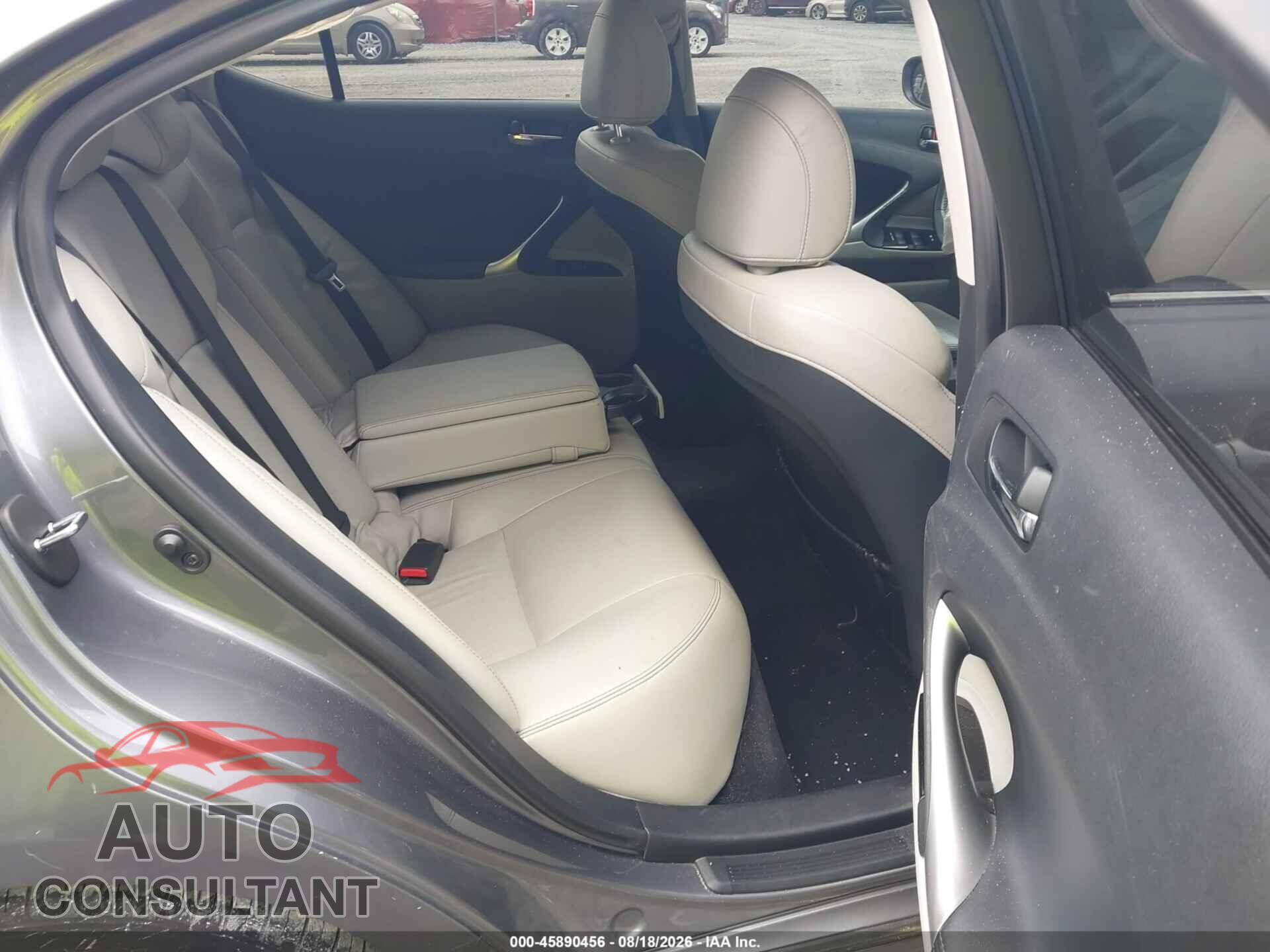 LEXUS IS 250 2012 - JTHBF5C29C5157579