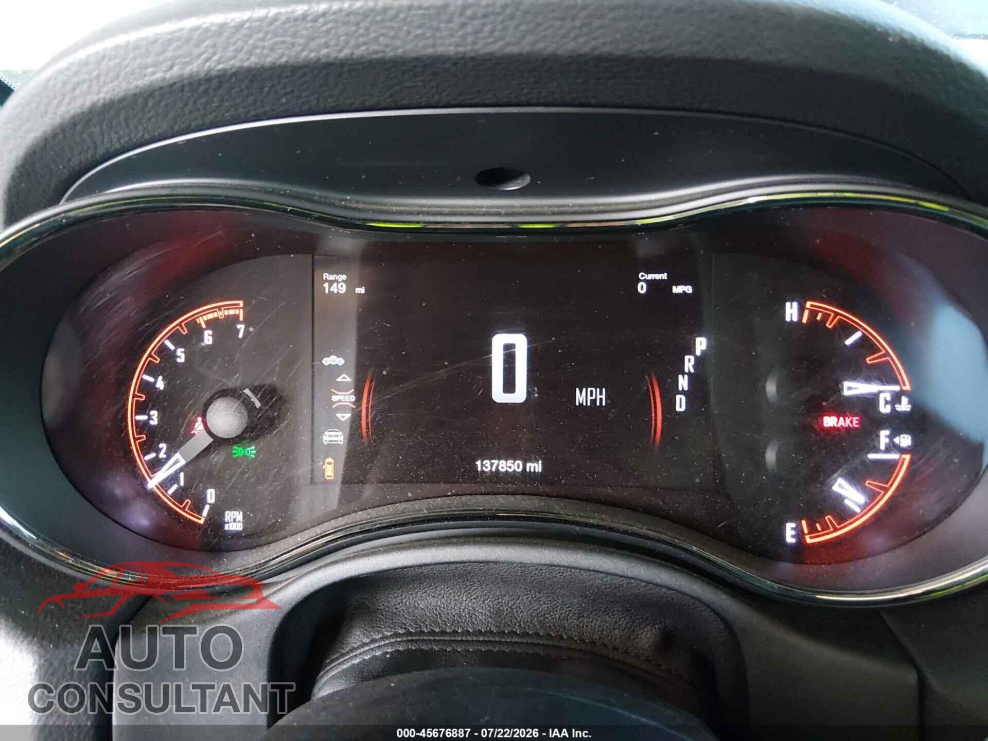 DODGE DURANGO 2018 - 1C4SDHCT7JC404625