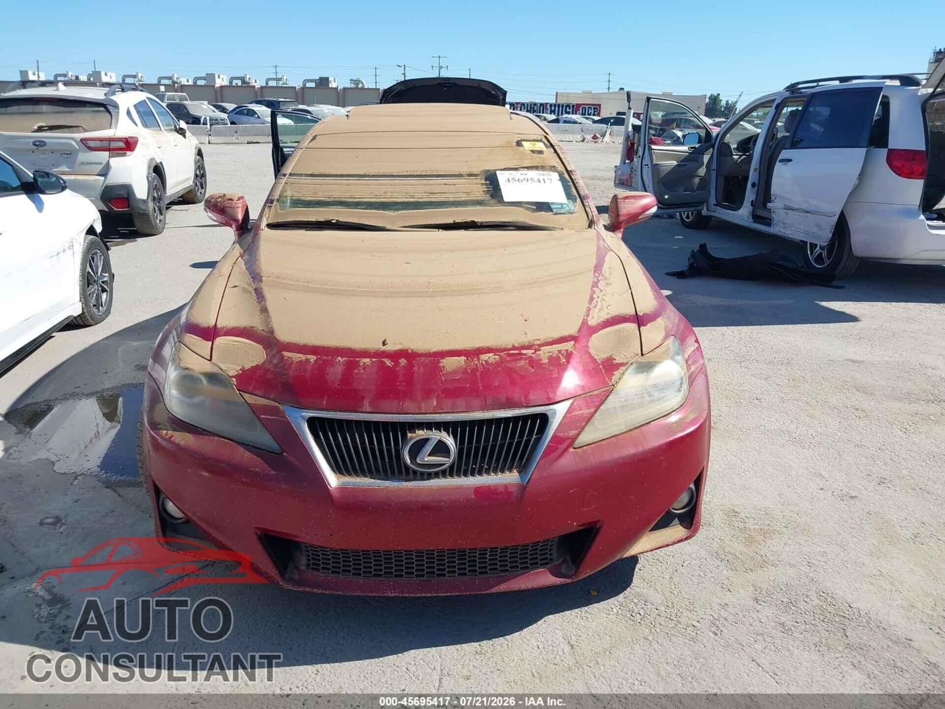 LEXUS IS 250 2011 - JTHBF5C24B5143815