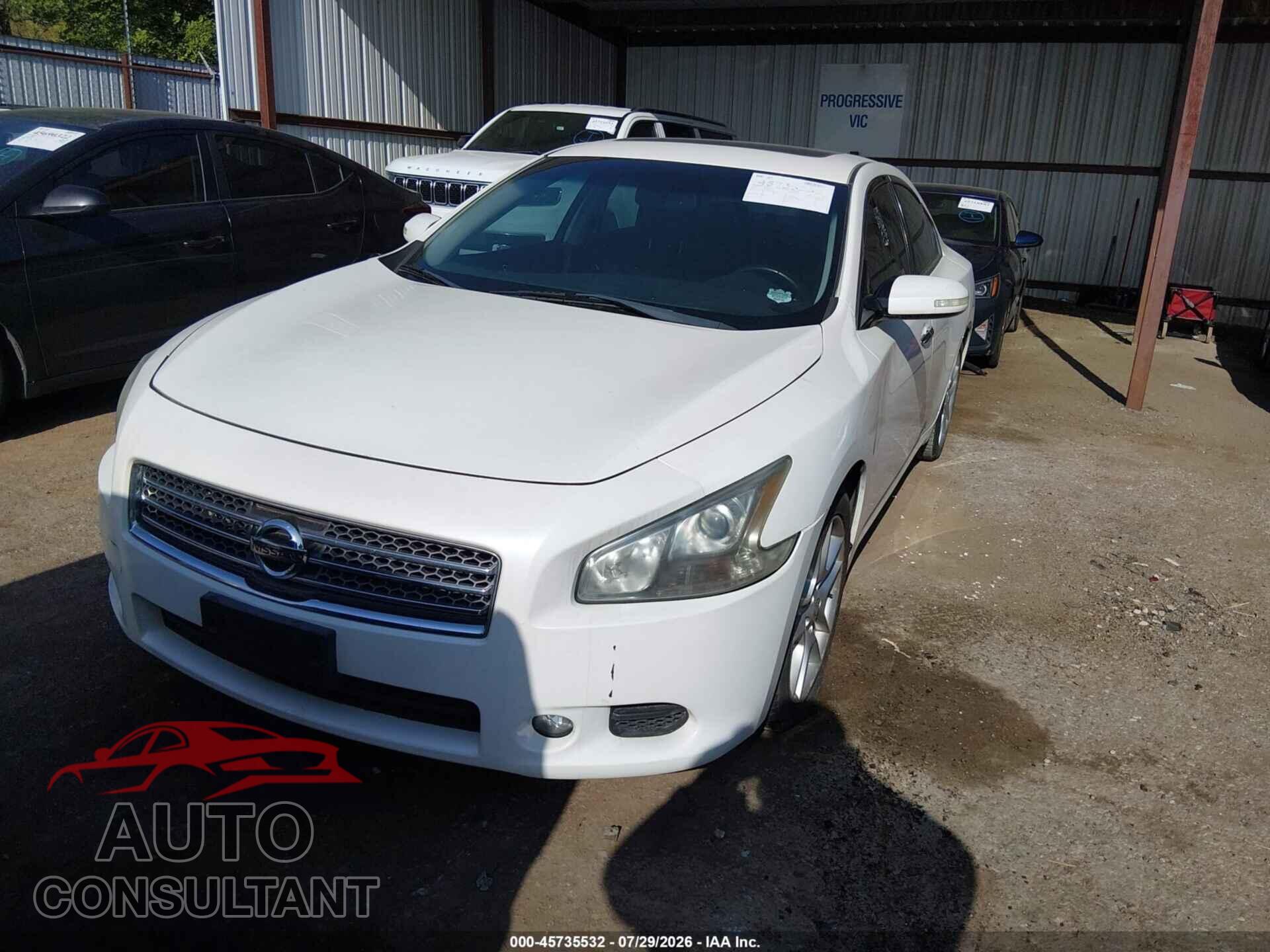 NISSAN MAXIMA 2011 - 1N4AA5AP1BC862127
