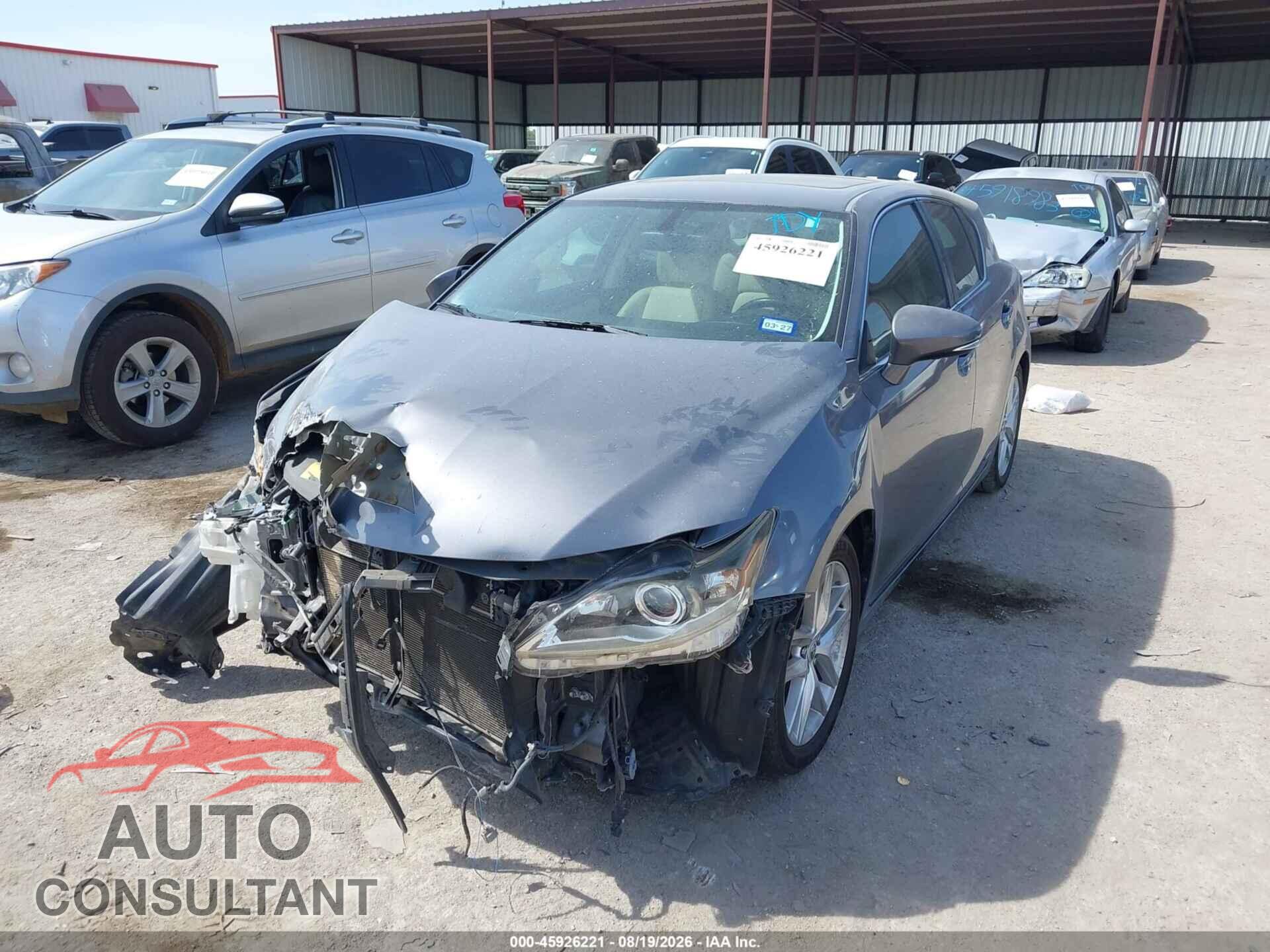 LEXUS CT 200H 2014 - JTHKD5BH4E2180364