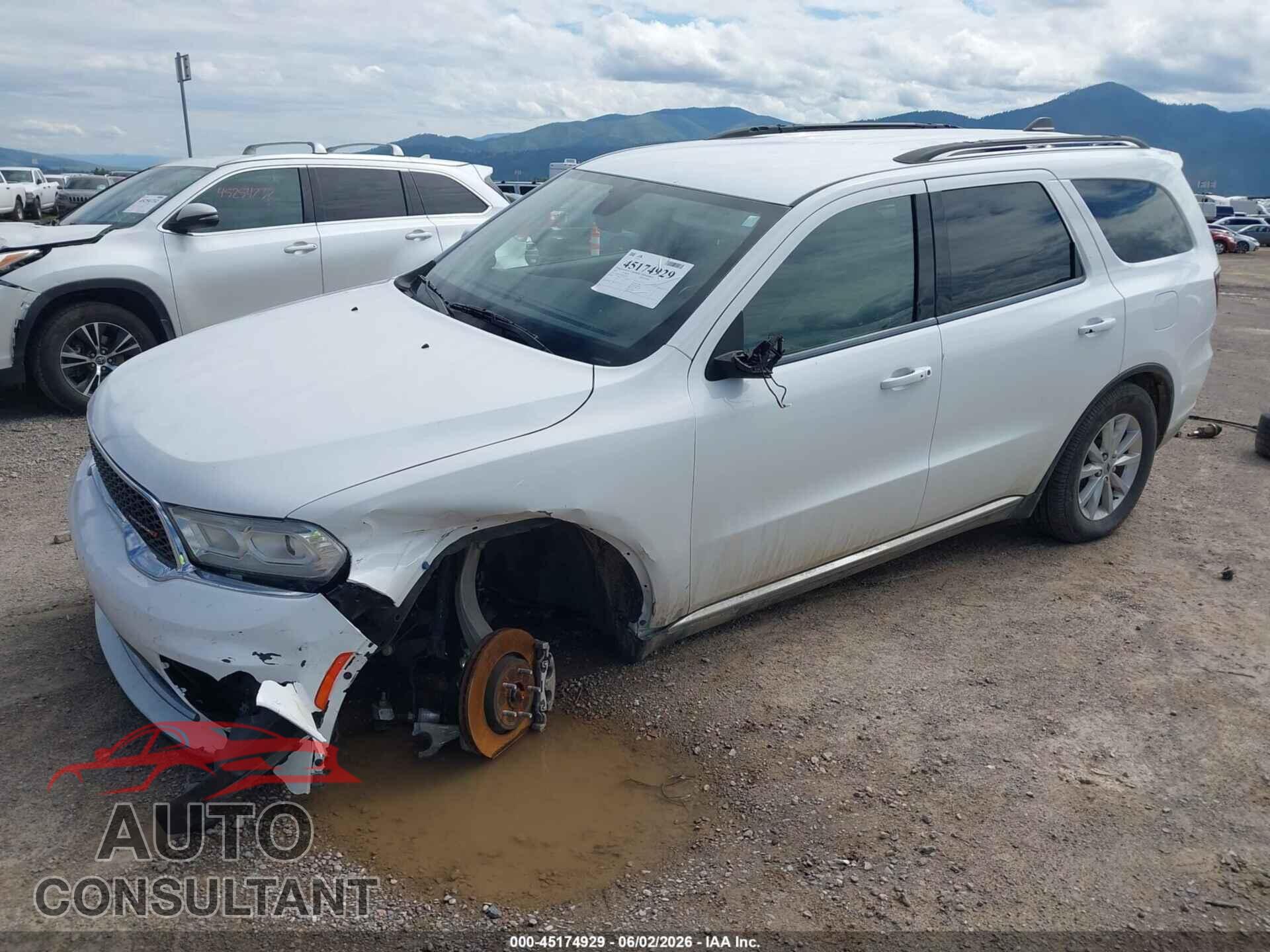 DODGE DURANGO 2022 - 1C4RDJAG4NC103716