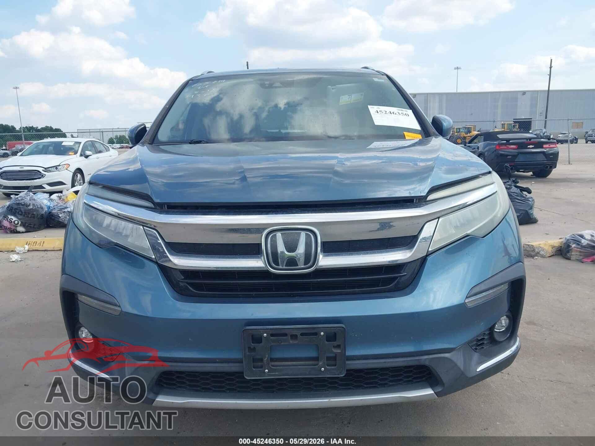HONDA PILOT 2019 - 5FNYF5H63KB027320