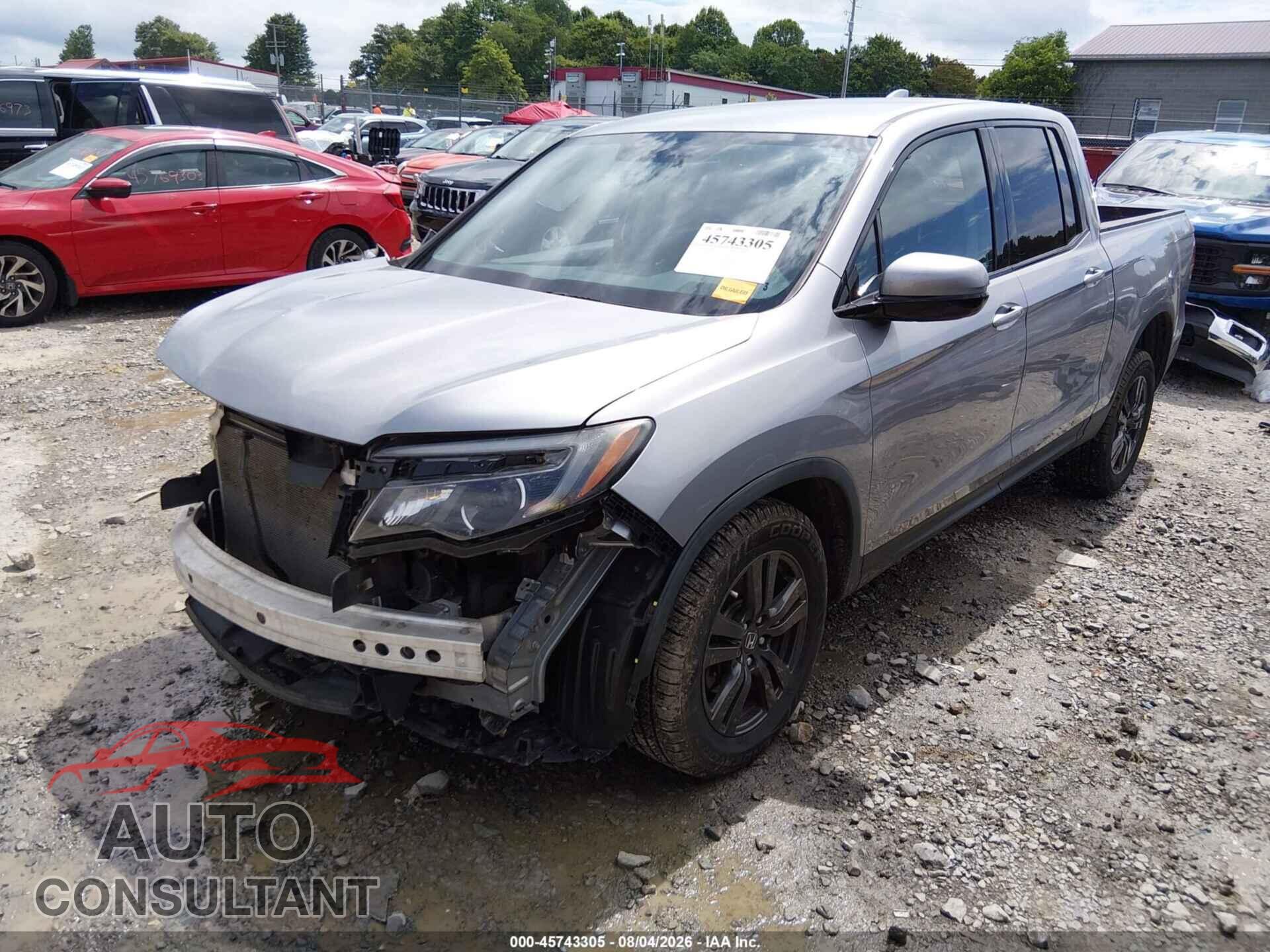HONDA RIDGELINE 2019 - 5FPYK3F19KB043276