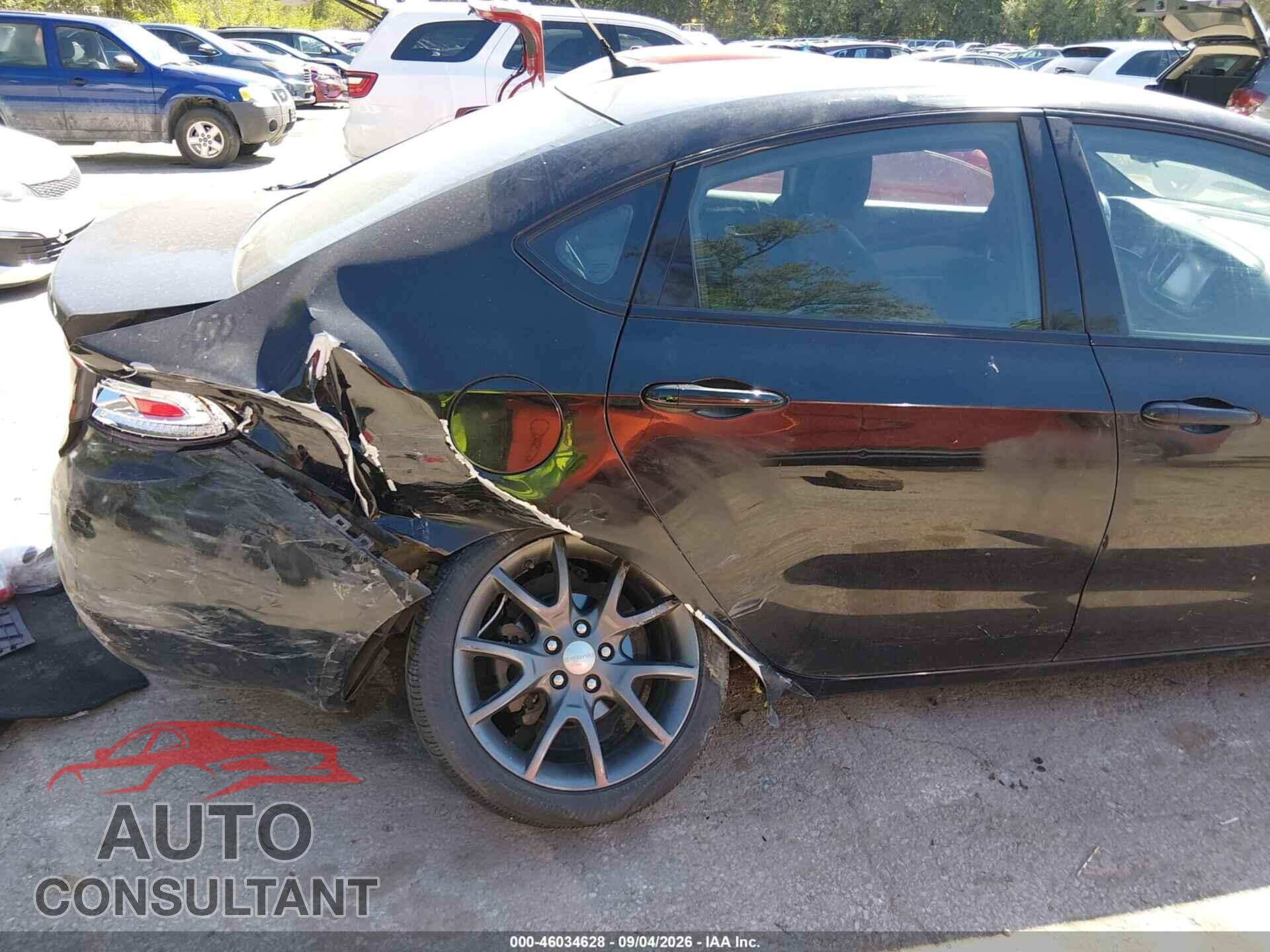 DODGE DART 2015 - 1C3CDFBB2FD301927
