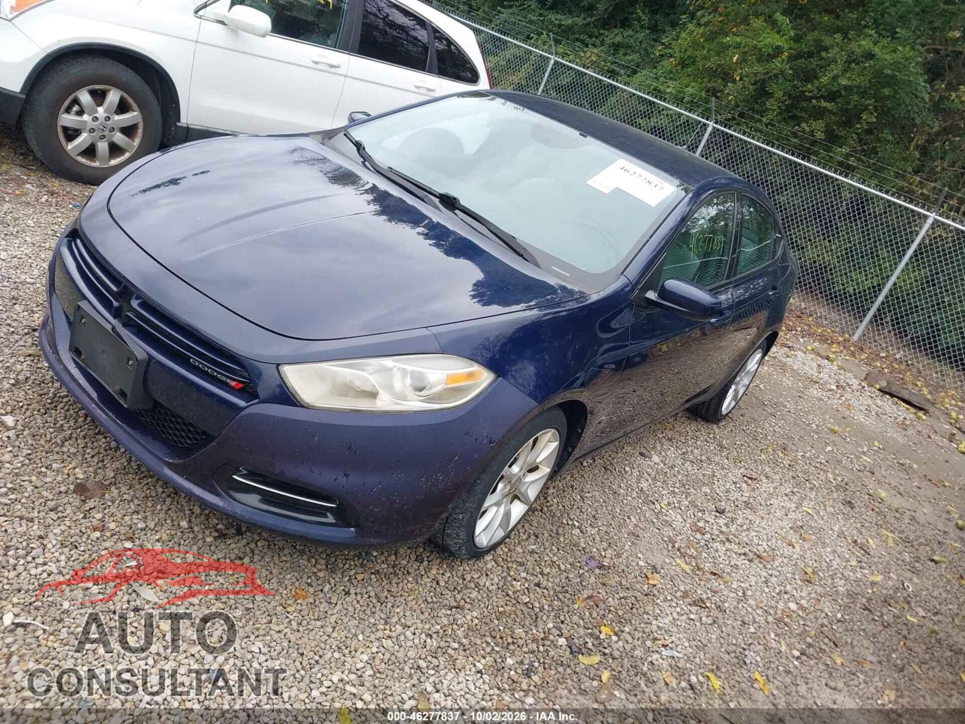 DODGE DART 2013 - 1C3CDFBA3DD137205