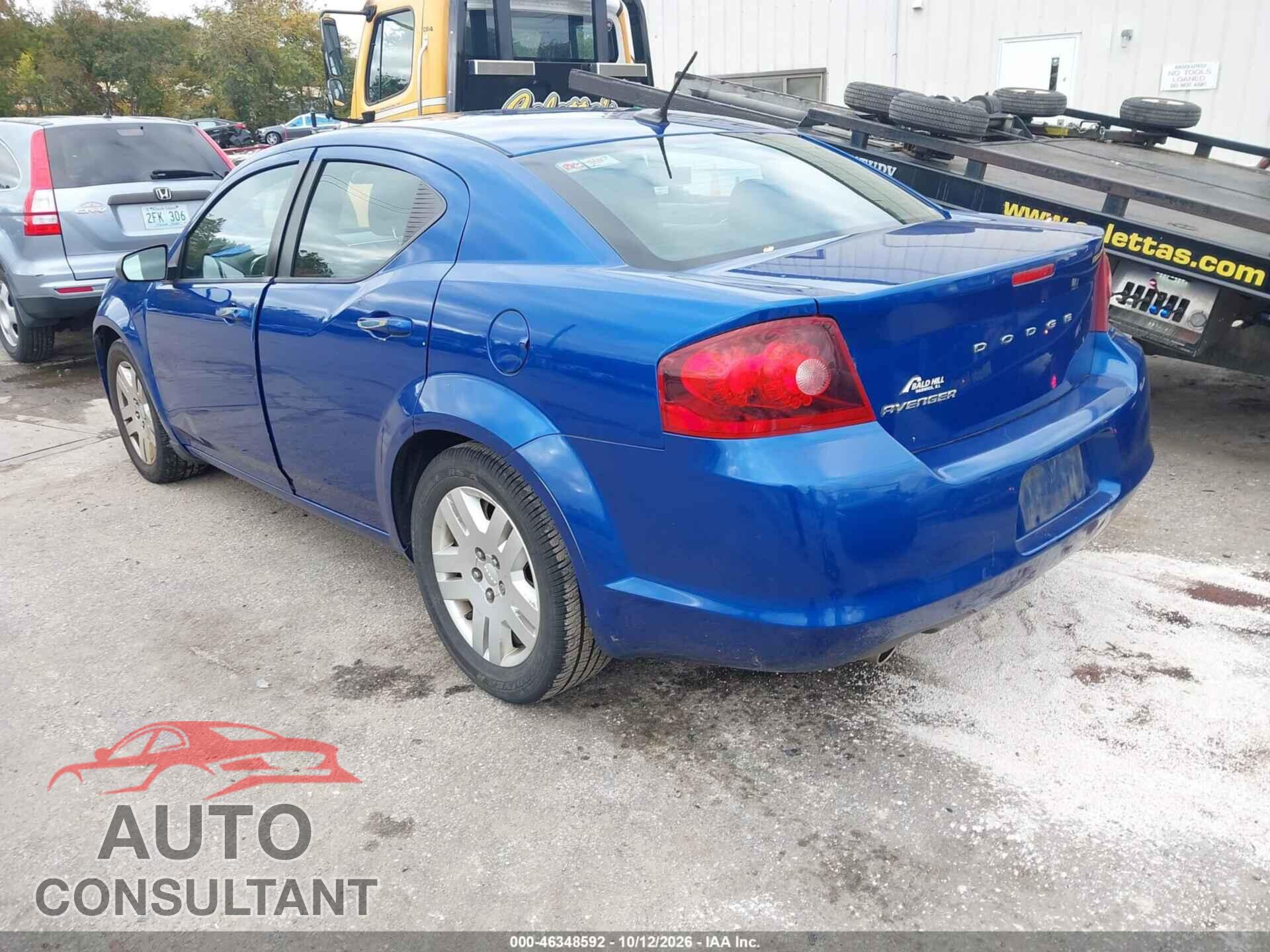 DODGE AVENGER 2013 - 1C3CDZAG1DN772621