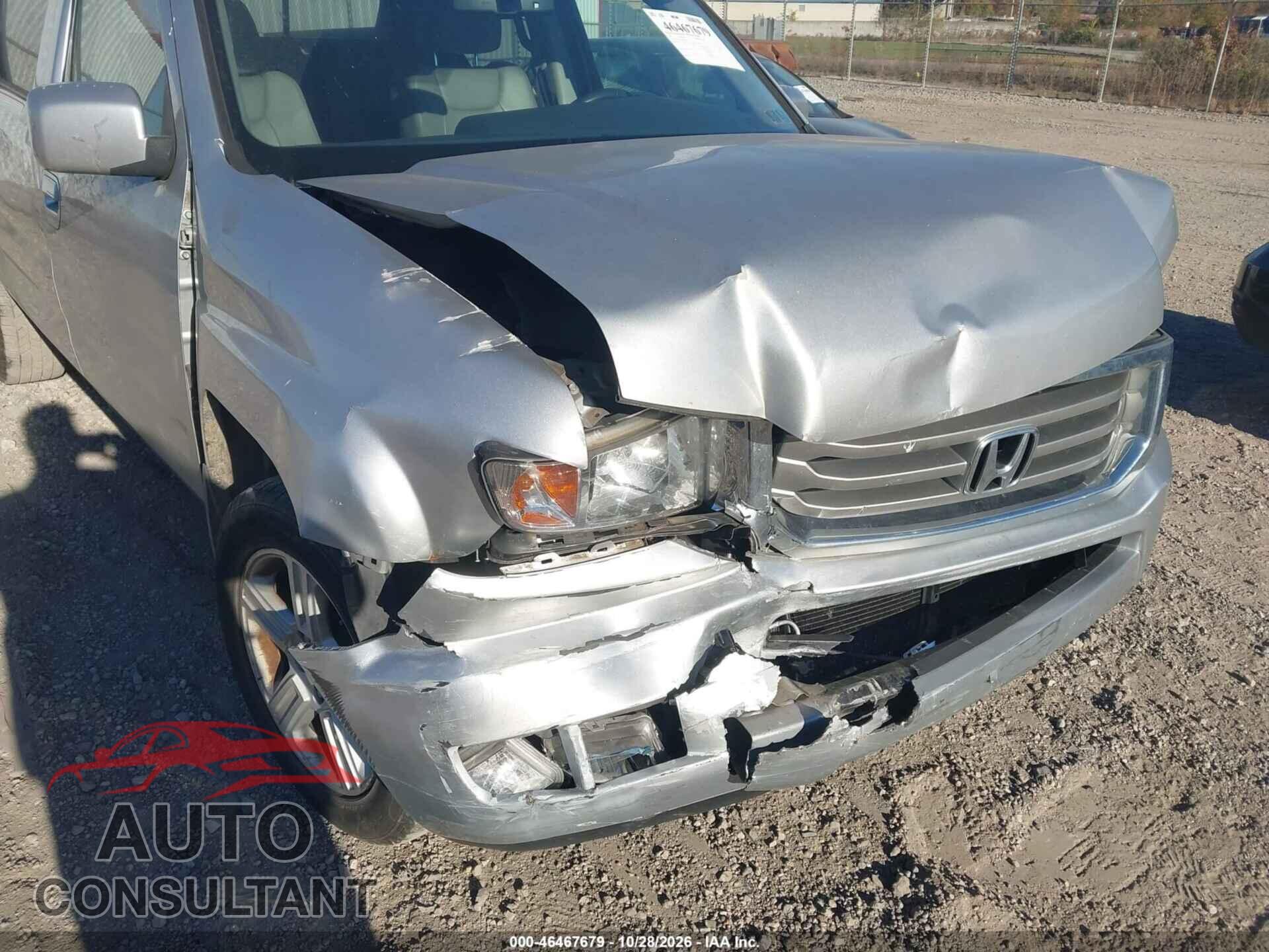 HONDA RIDGELINE 2013 - 5FPYK1F59DB014497