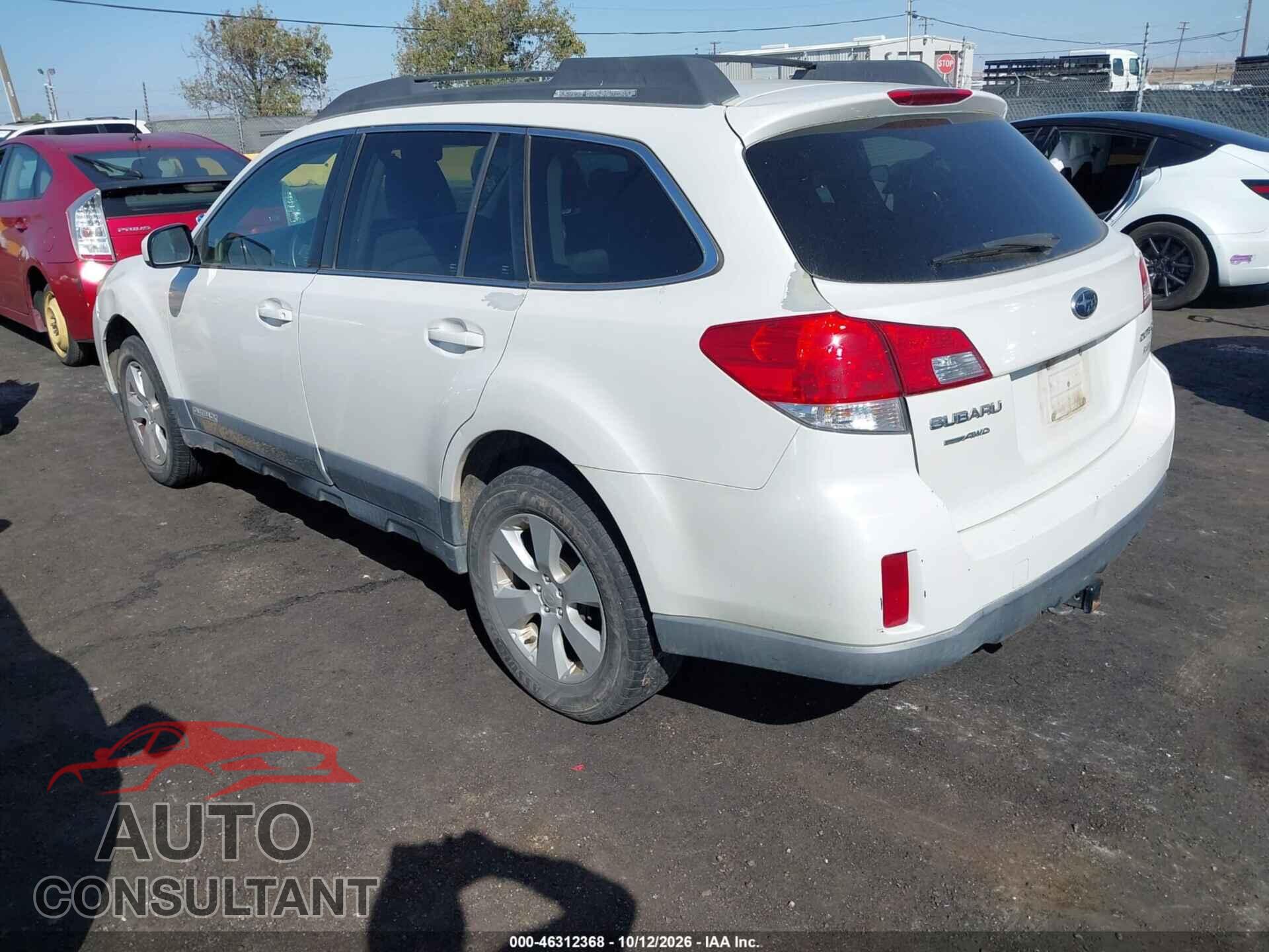 SUBARU OUTBACK 2012 - 4S4BRBCC1C3234341