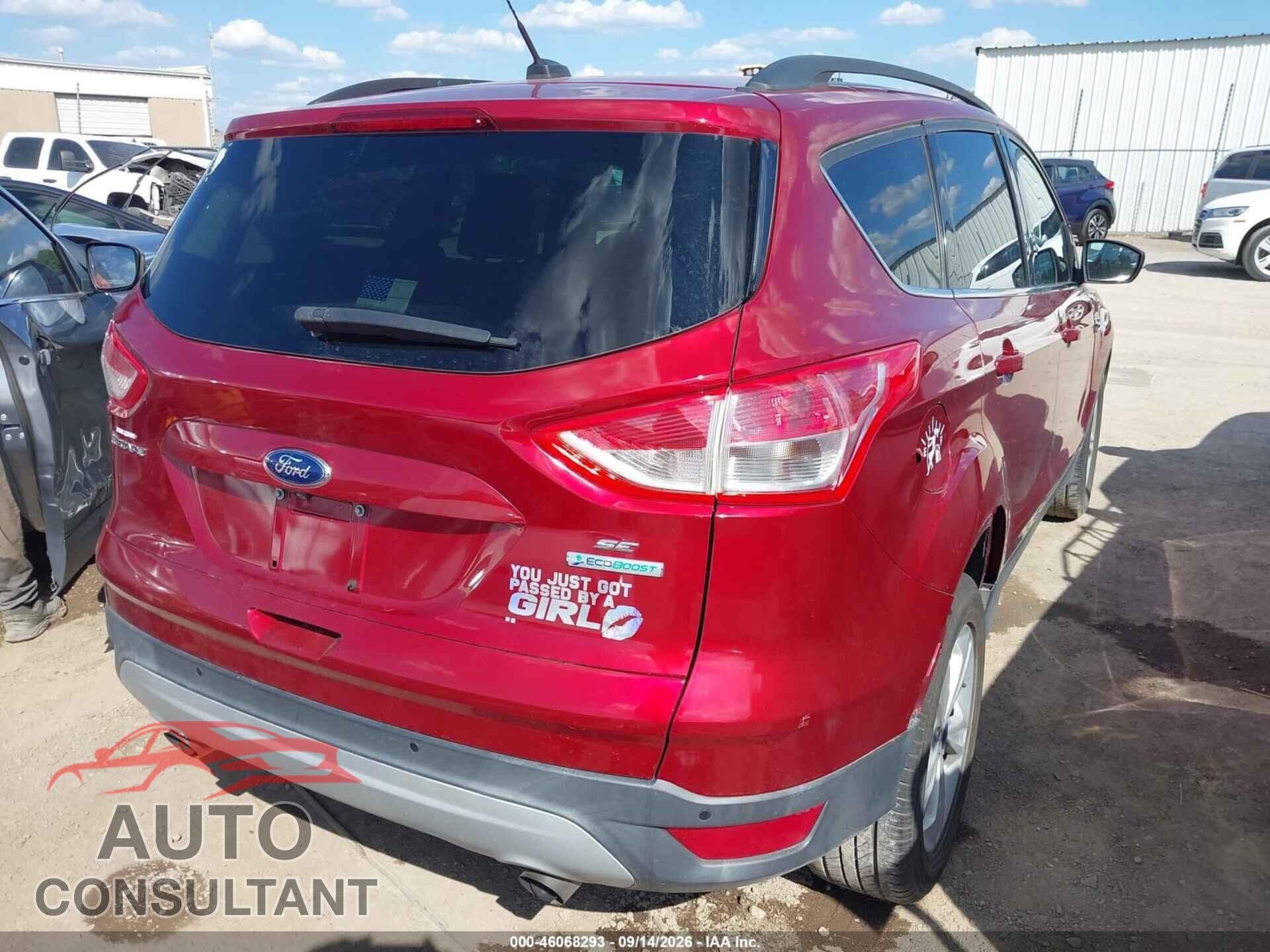 FORD ESCAPE 2014 - 1FMCU0GX4EUB00599