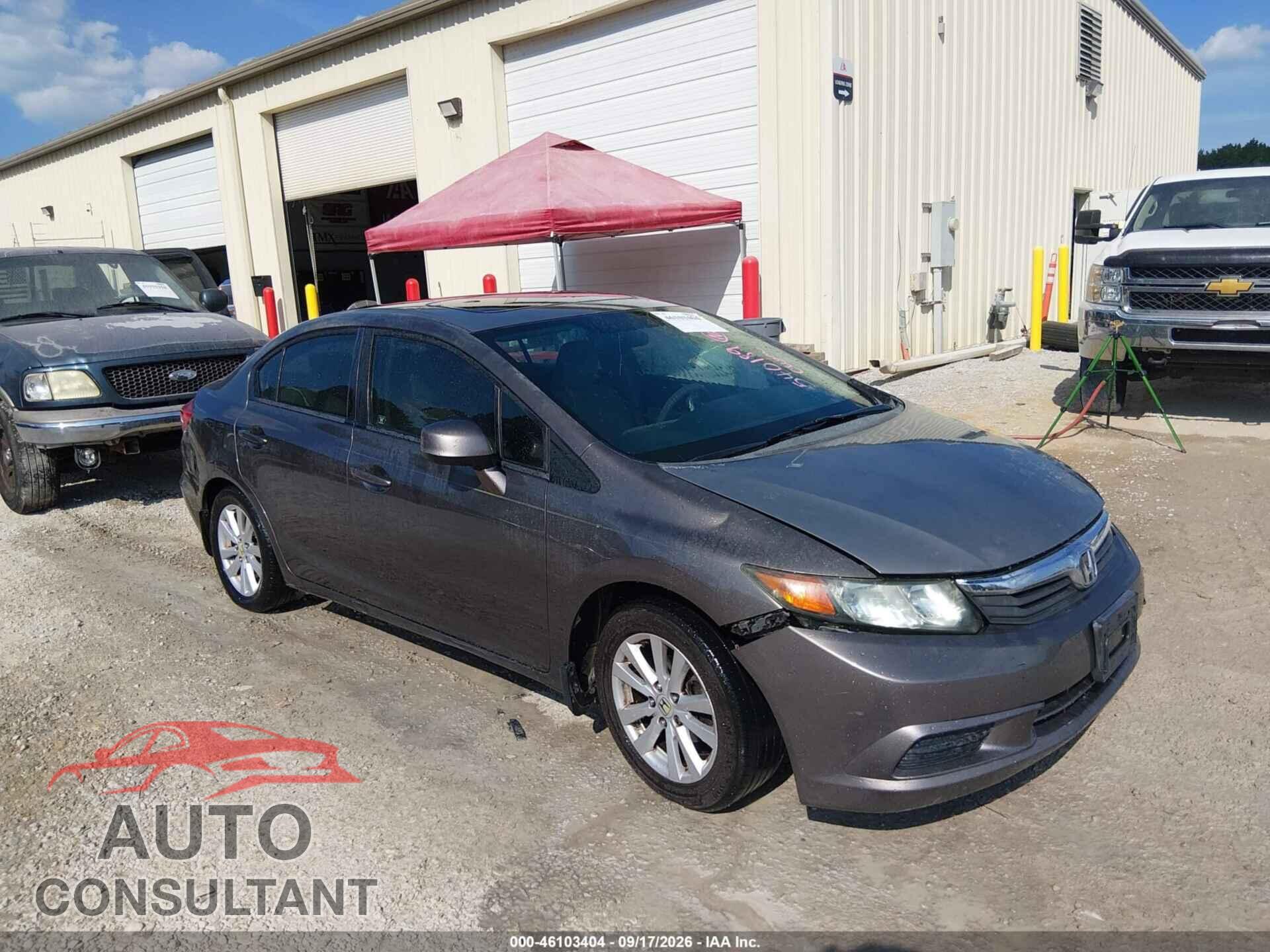 HONDA CIVIC 2012 - 2HGFB2F86CH540189