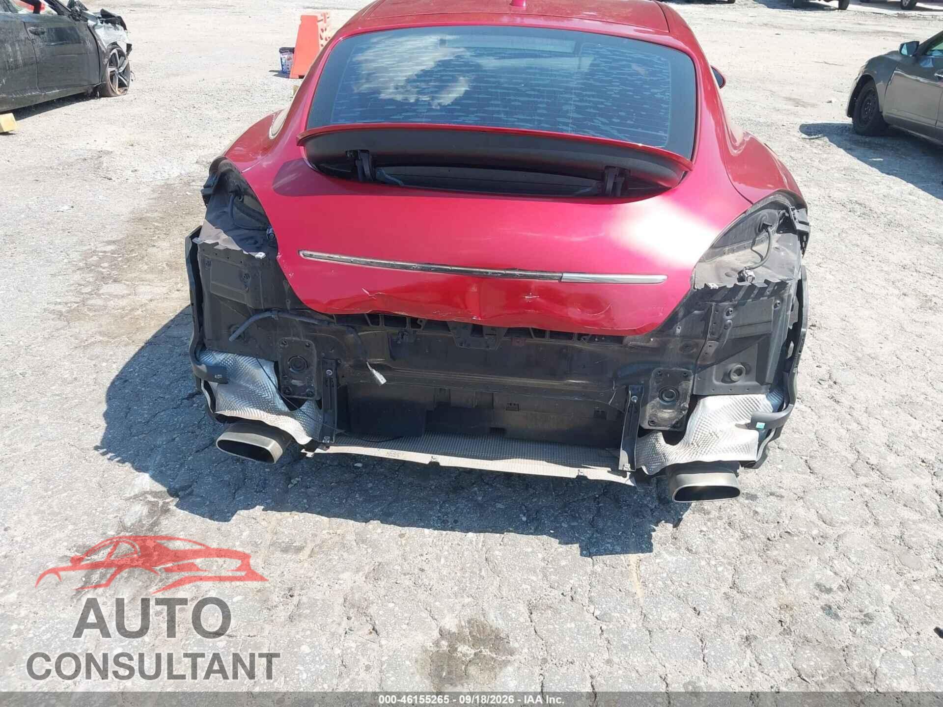 PORSCHE PANAMERA 2011 - WP0AA2A75BL012199
