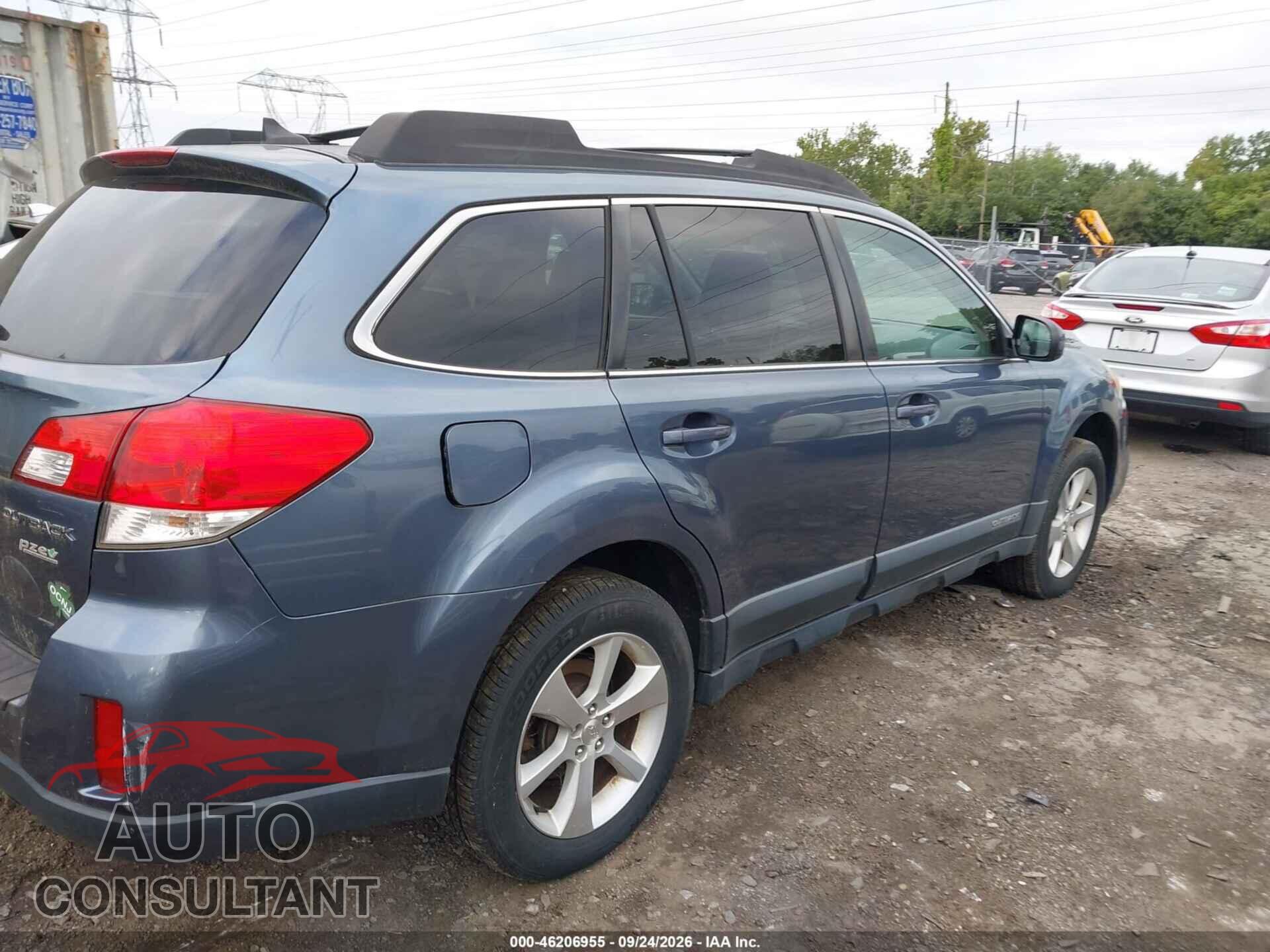 SUBARU OUTBACK 2013 - 4S4BRBPC6D3305609