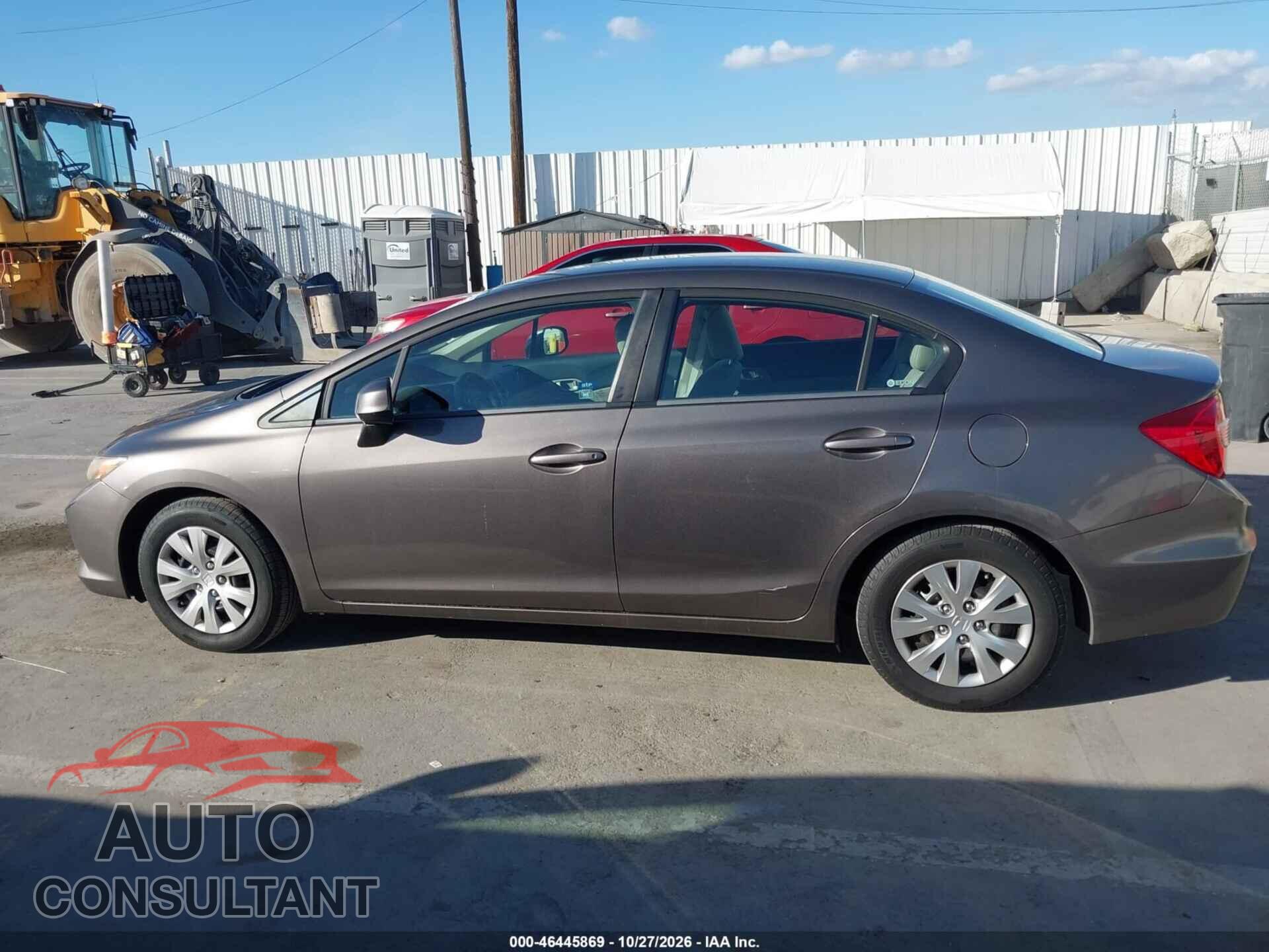 HONDA CIVIC 2012 - 19XFB2F53CE304017
