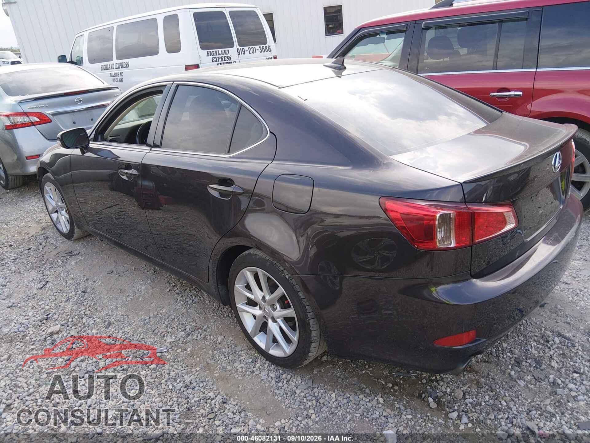 LEXUS IS 250 2012 - JTHBF5C24C5175231