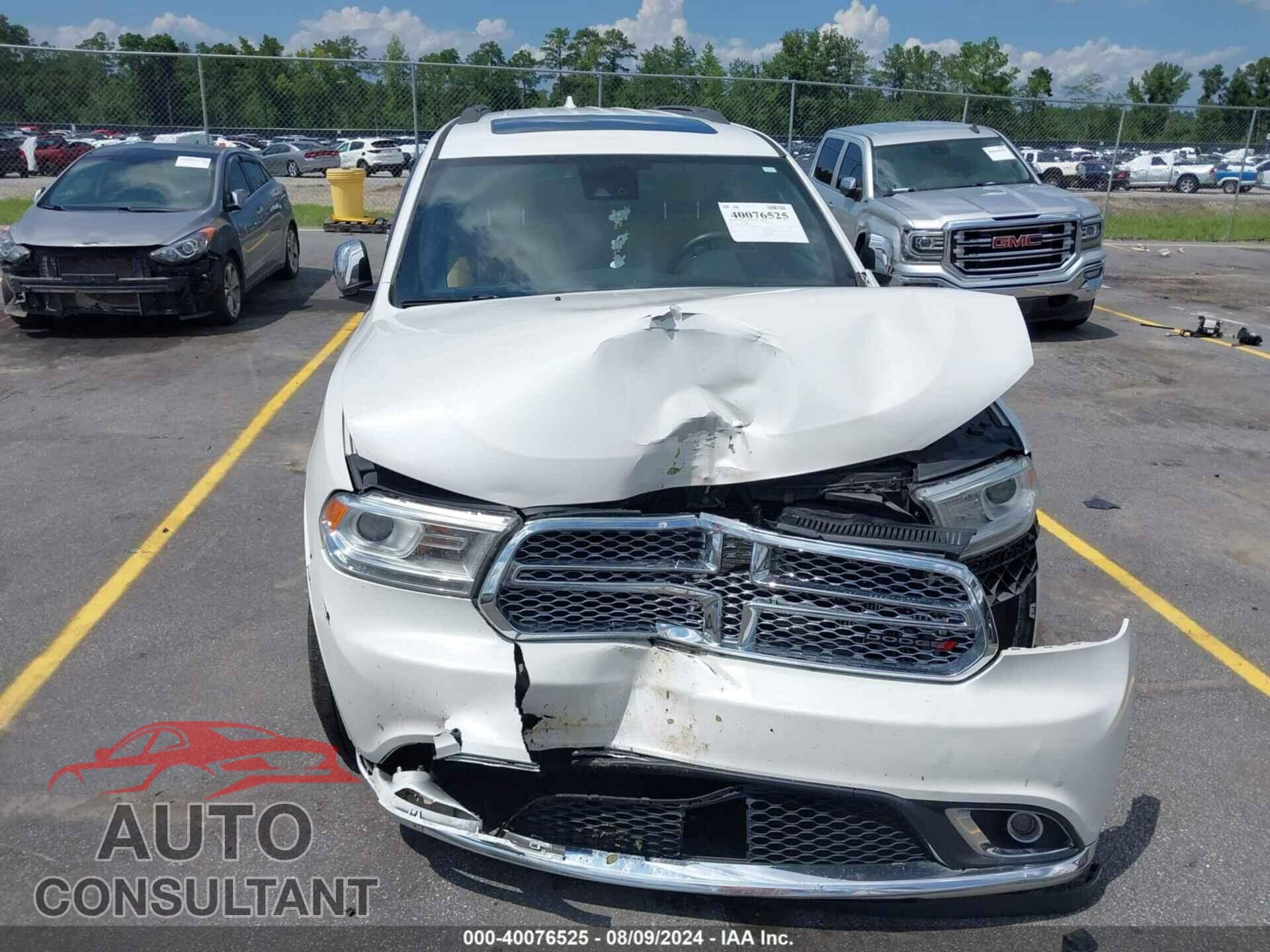 DODGE DURANGO 2017 - 1C4SDJET6HC950945